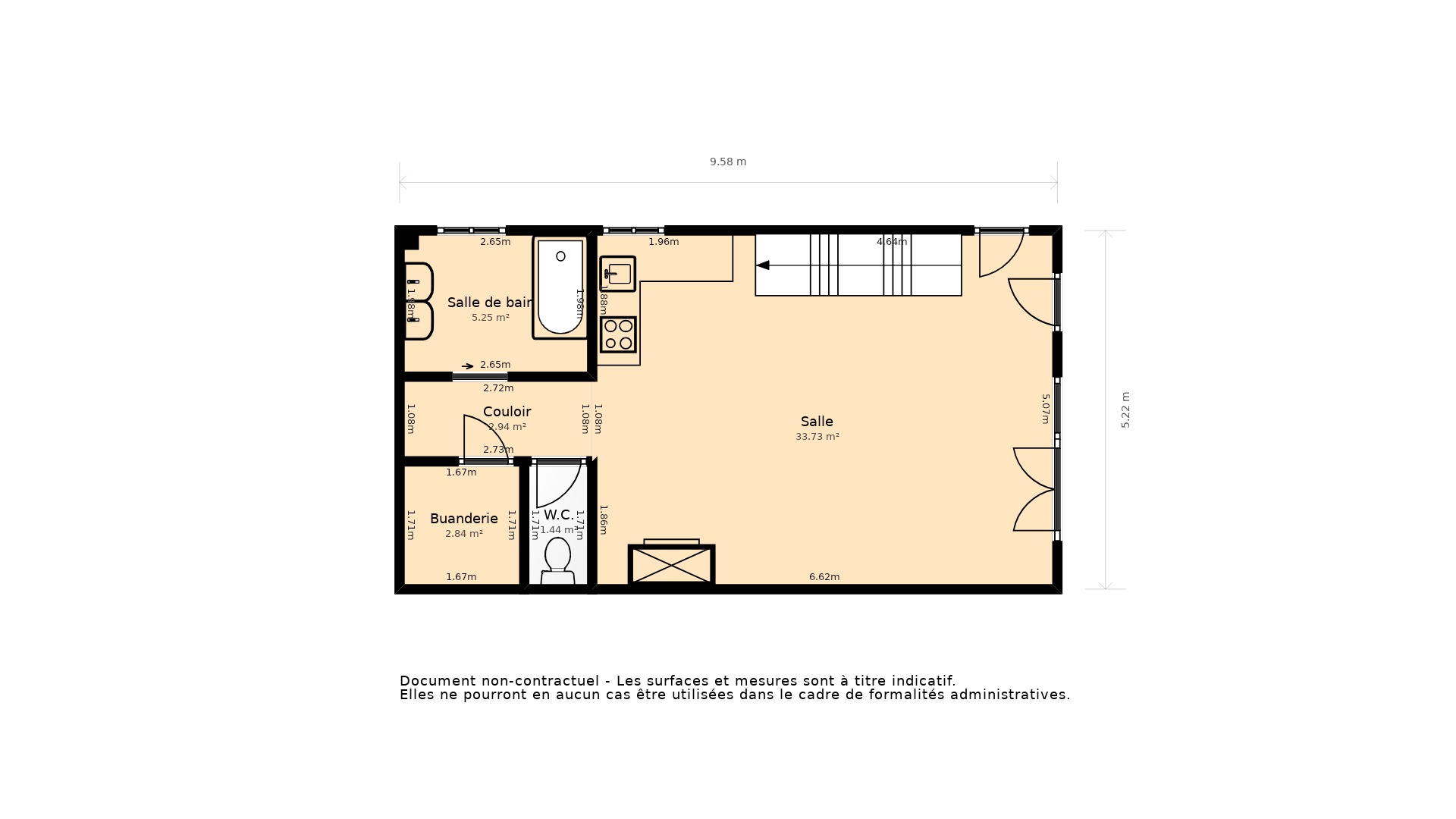 Vente Maison MARSAIS - 4 pièces - 80 m² - (17700)