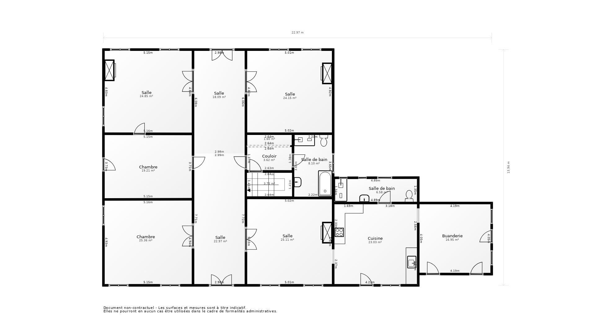 Vente Maison ST DENIS DE PILE - 7 pièces - 253 m² - (33910)