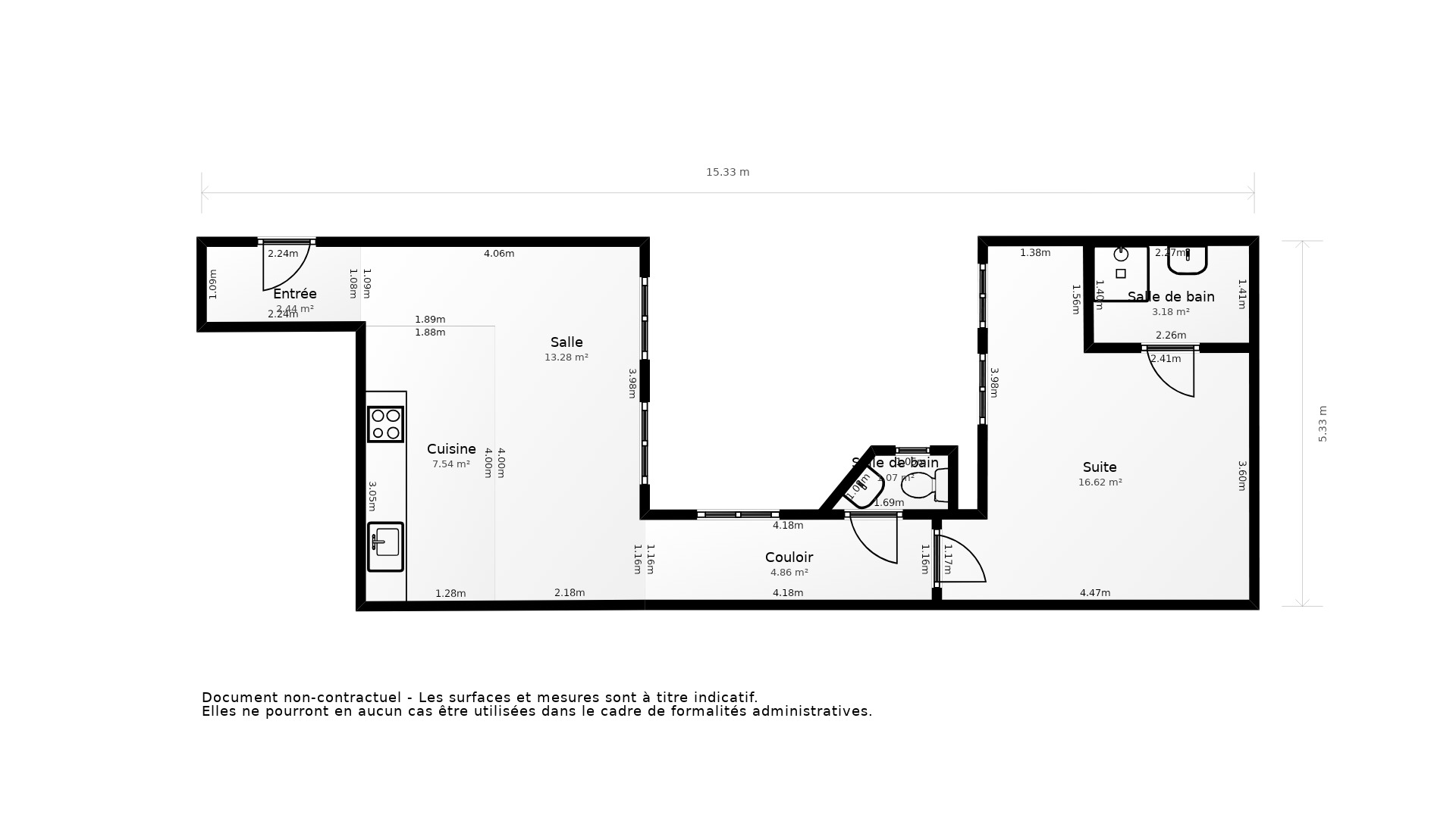 Vente Appartement LYON 01 - 2 pièces - 47 m² - (69001)