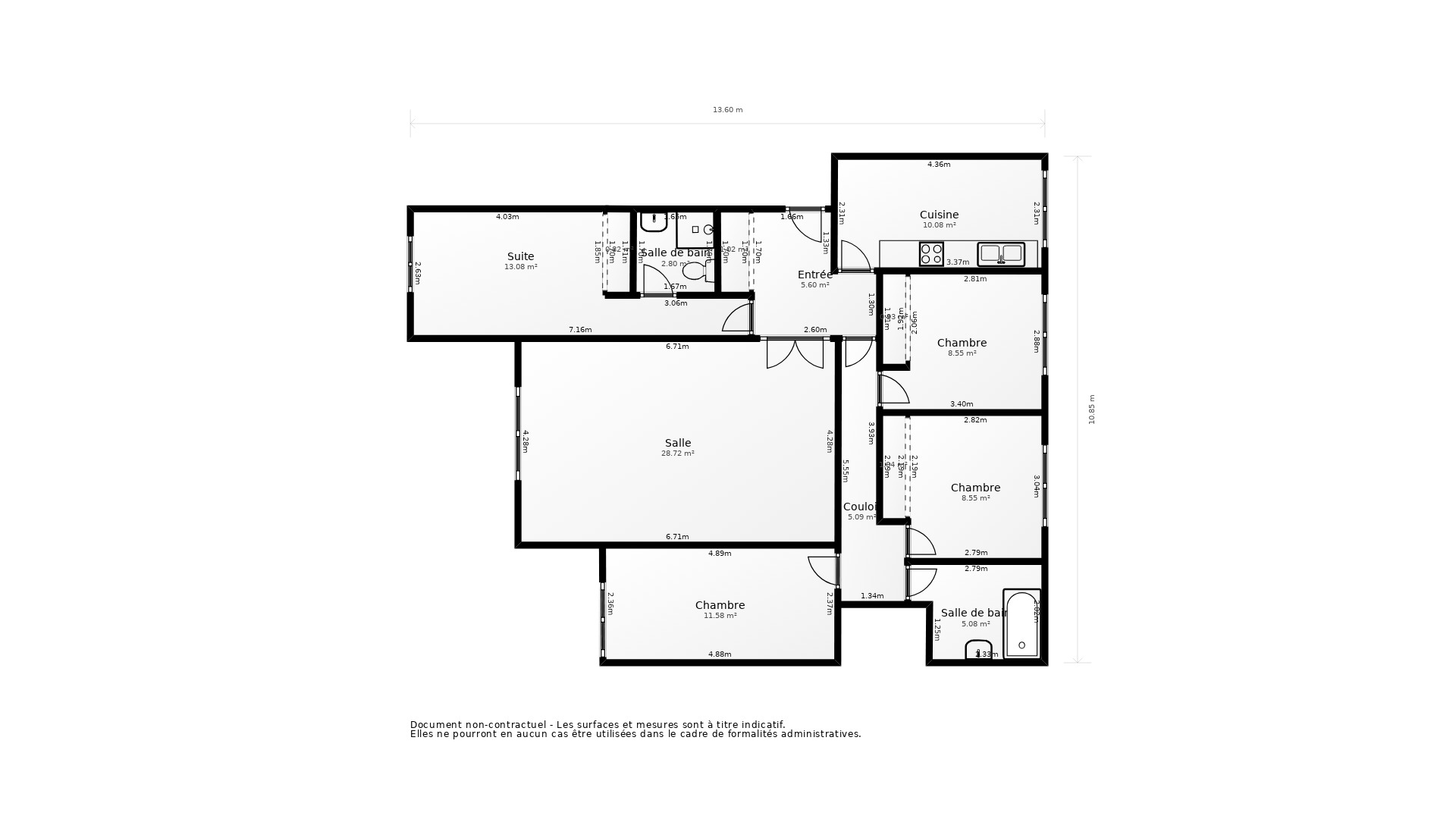 Vente Appartement TOULOUSE - 5 pièces - 114 m² - (31000)