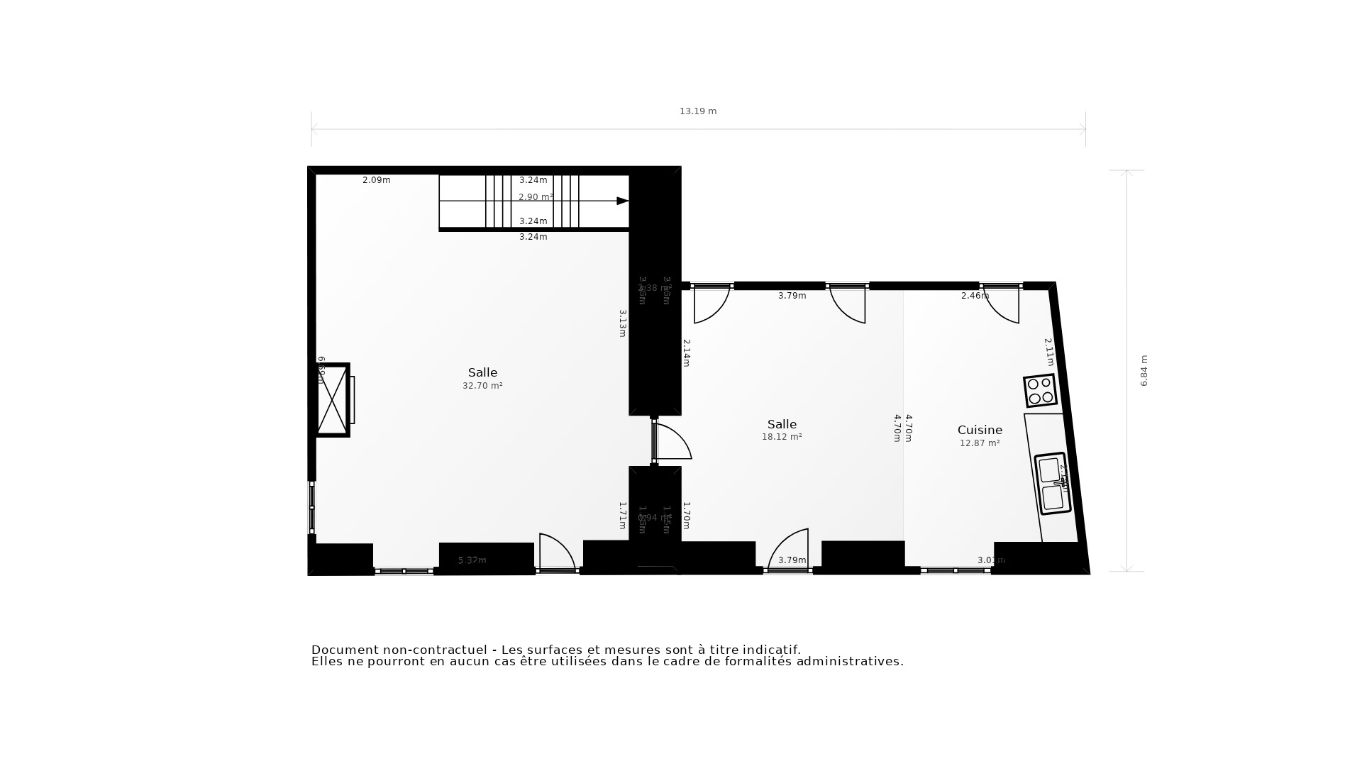 Vente Maison LOUZIGNAC - 5 pièces - 152 m² - (17160)