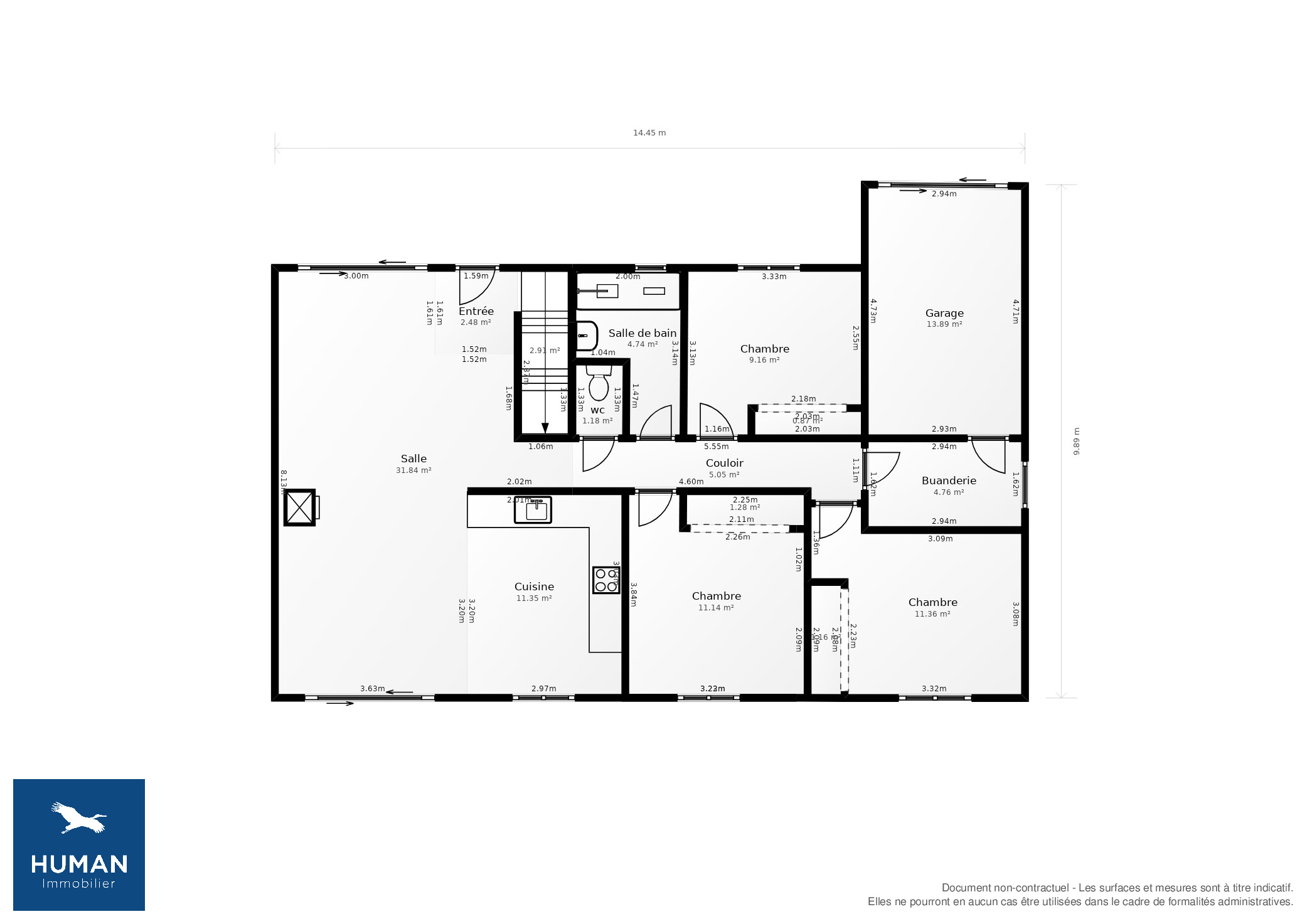 Vente Maison Luant - 5 pièces - 144 m² - (36350)