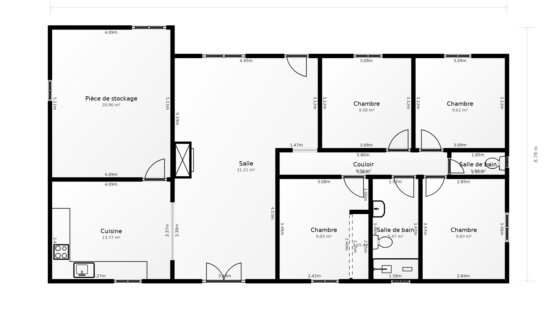 Vente Maison LE CHATEAU D OLERON - 5 pièces - 96 m² - (17480)