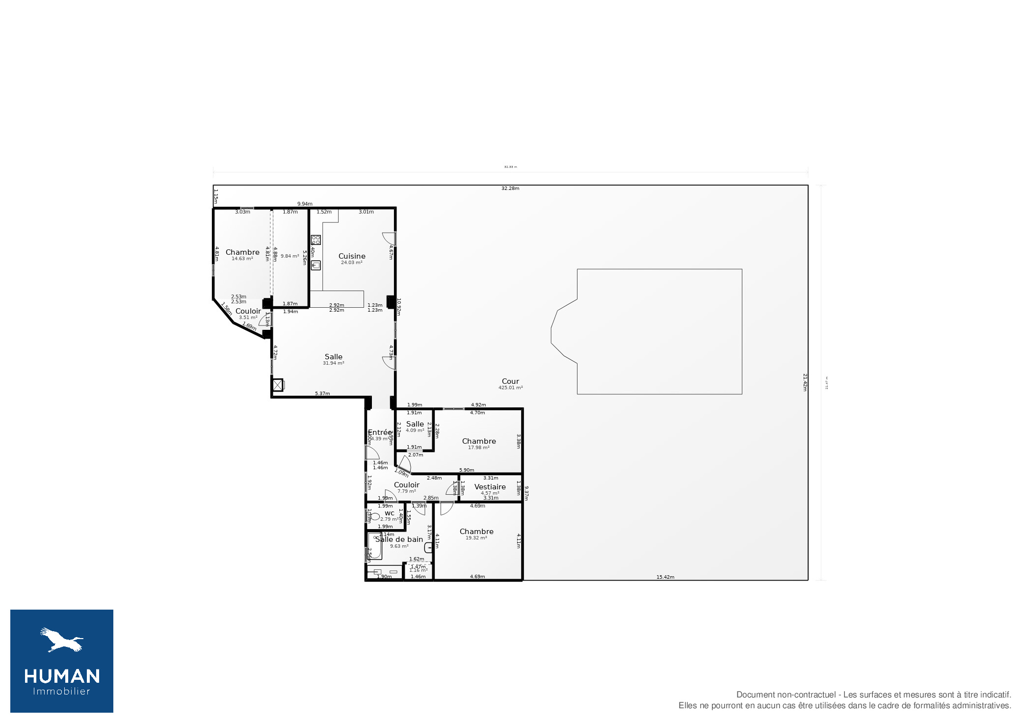 Vente Maison MOMBRIER - 4 pièces - 120 m² - (33710)