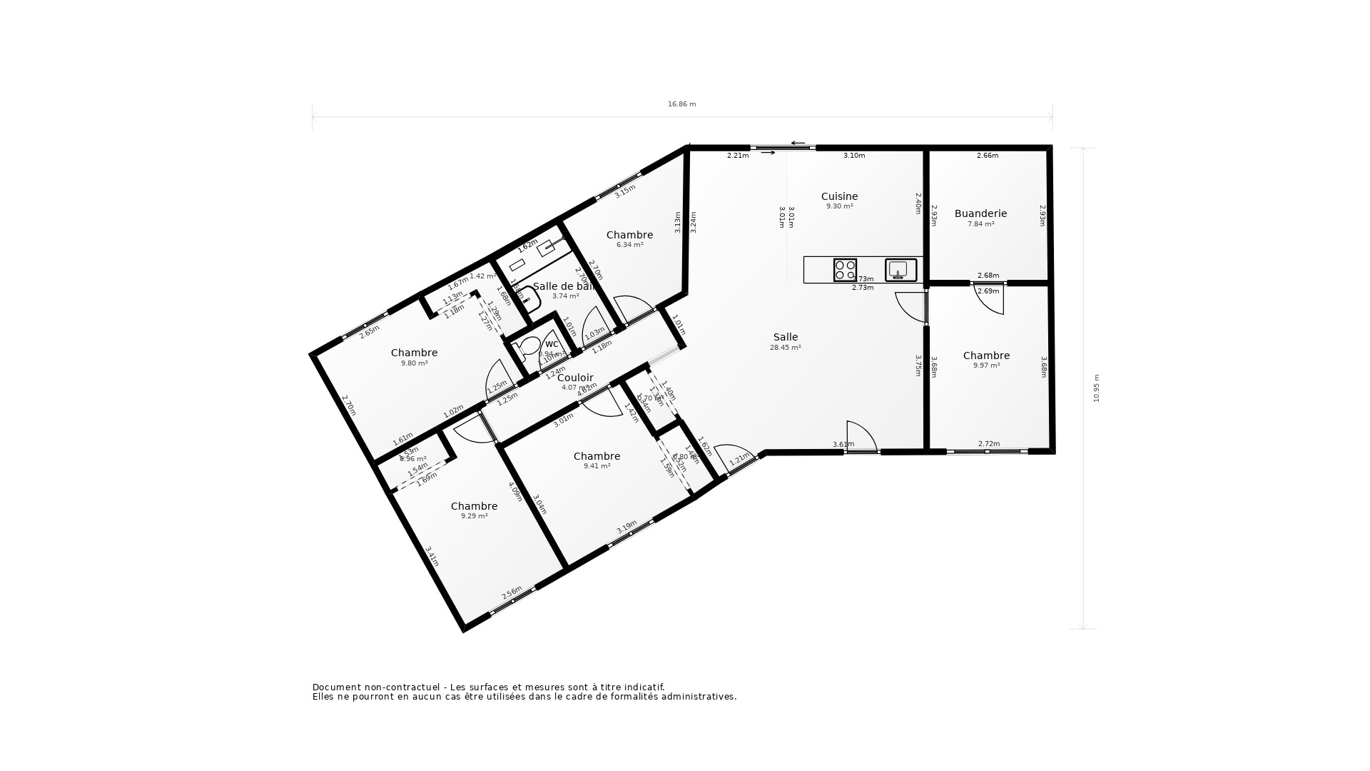 Vente Maison BIGANOS - 6 pièces - 110 m² - (33380)