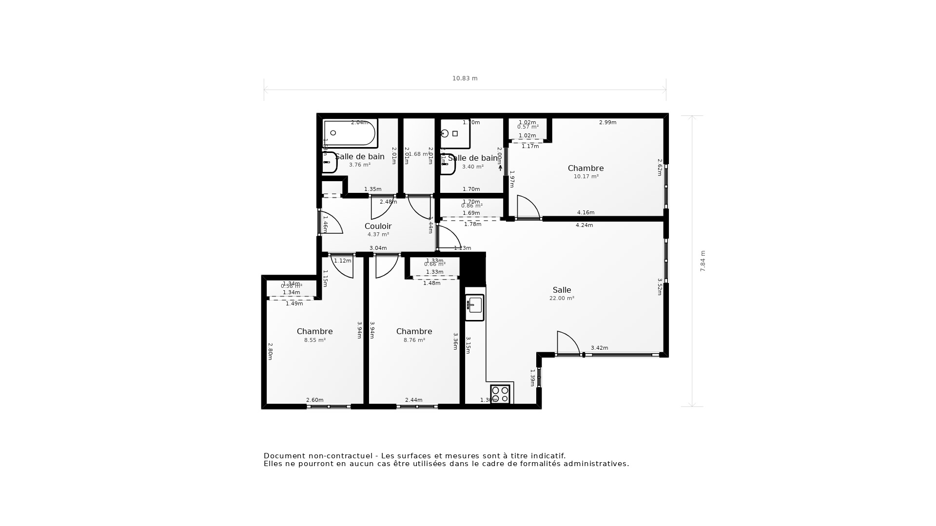Vente Appartement Villeurbanne - 4 pièces - 72 m² - (69100)