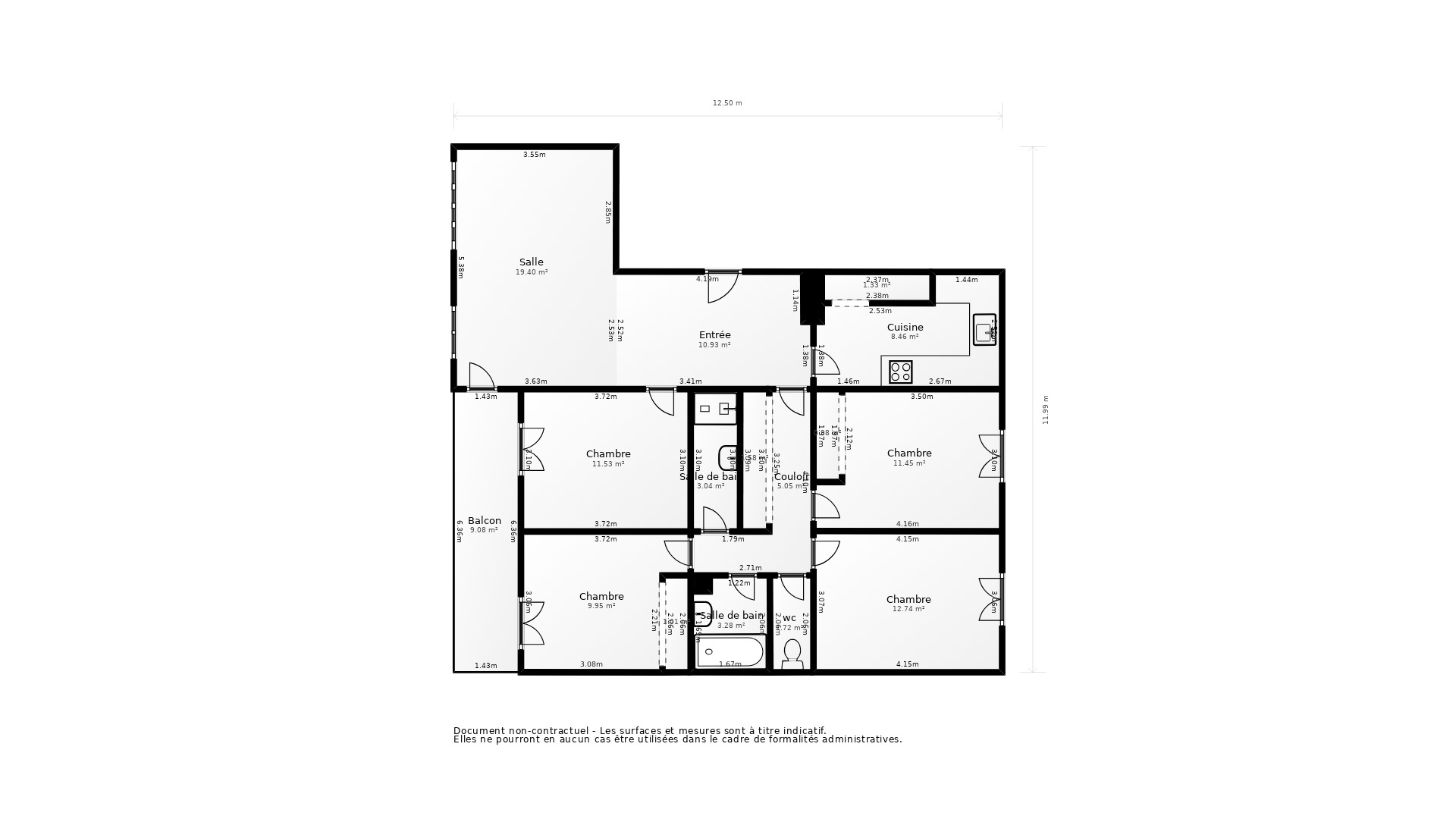 Vente Appartement Gradignan - 5 pièces - 110 m² - (33170)
