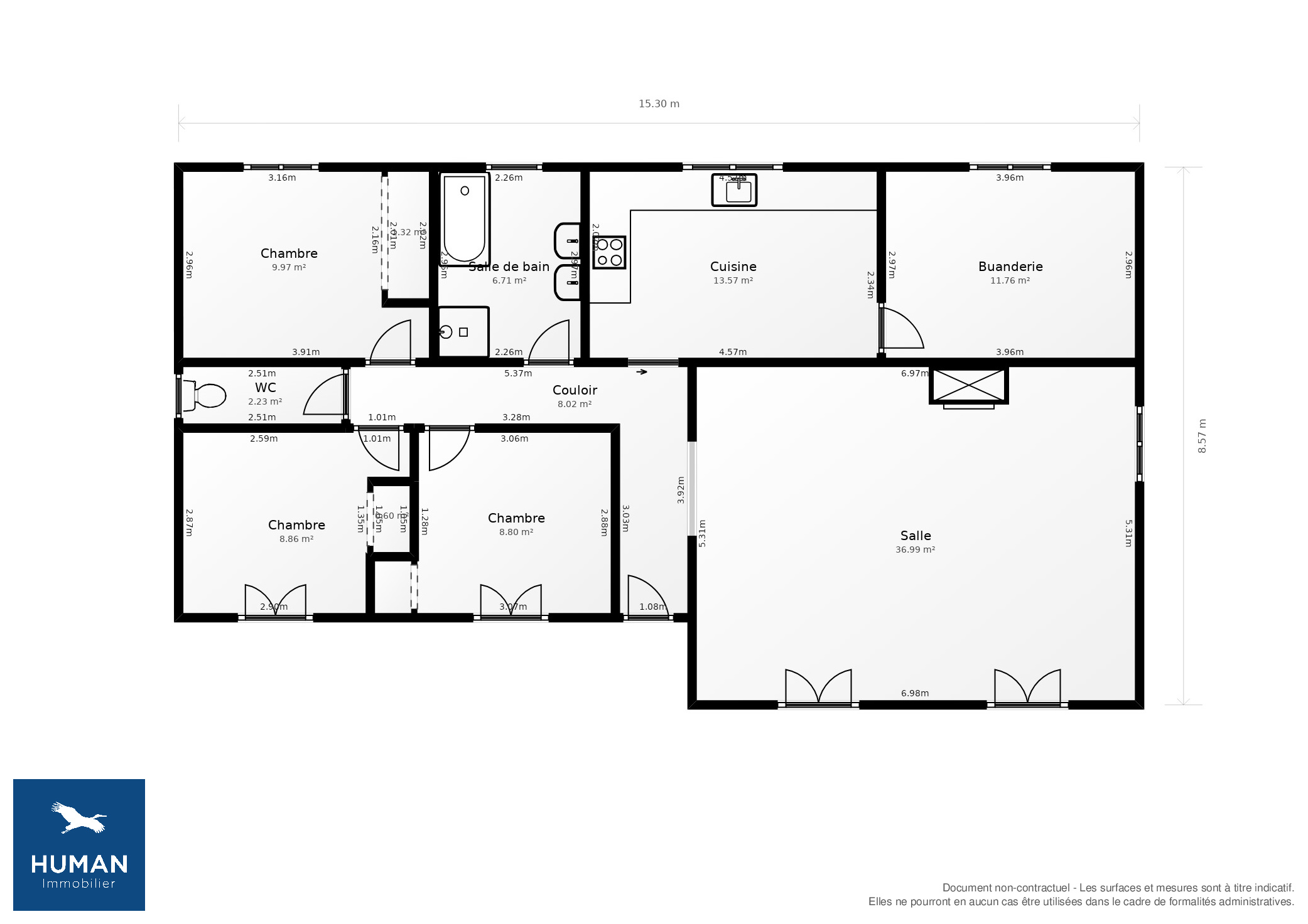 Vente Maison Castelginest - 4 pièces - 101 m² - (31780)