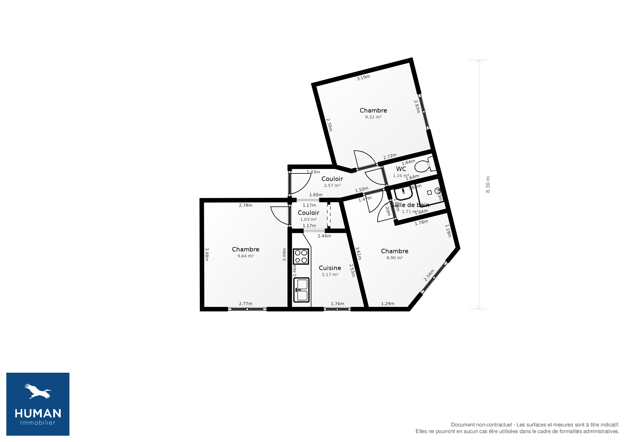 Vente Appartement Argenteuil - 3 pièces - 43 m² - (95100)