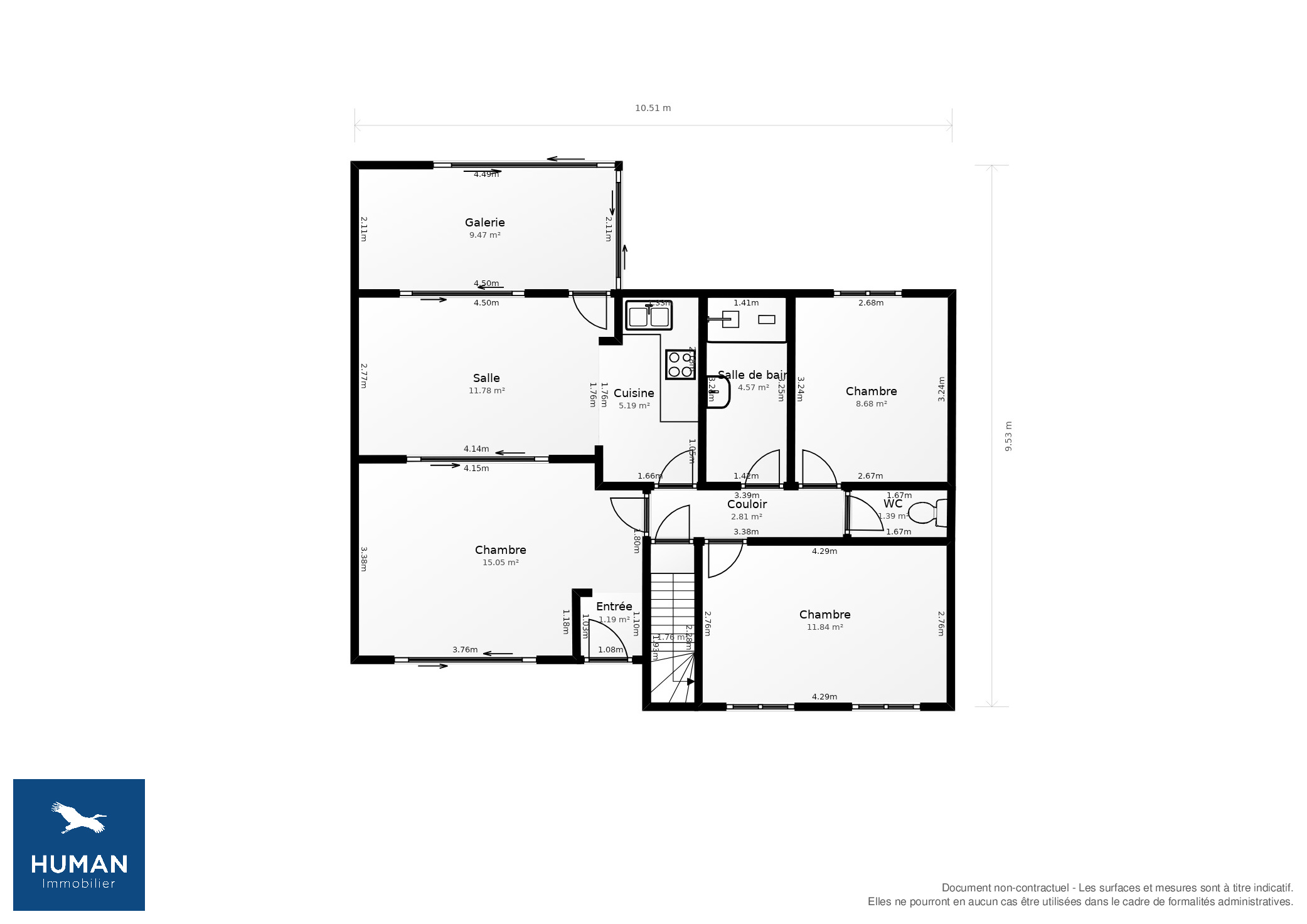Vente Maison Bouguenais - 4 pièces - 120 m² - (44340)