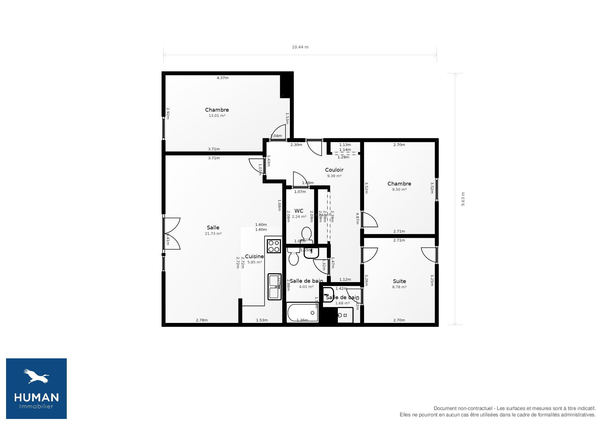 Vente Appartement Cenon - 4 pièces - 96 m² - (33150)
