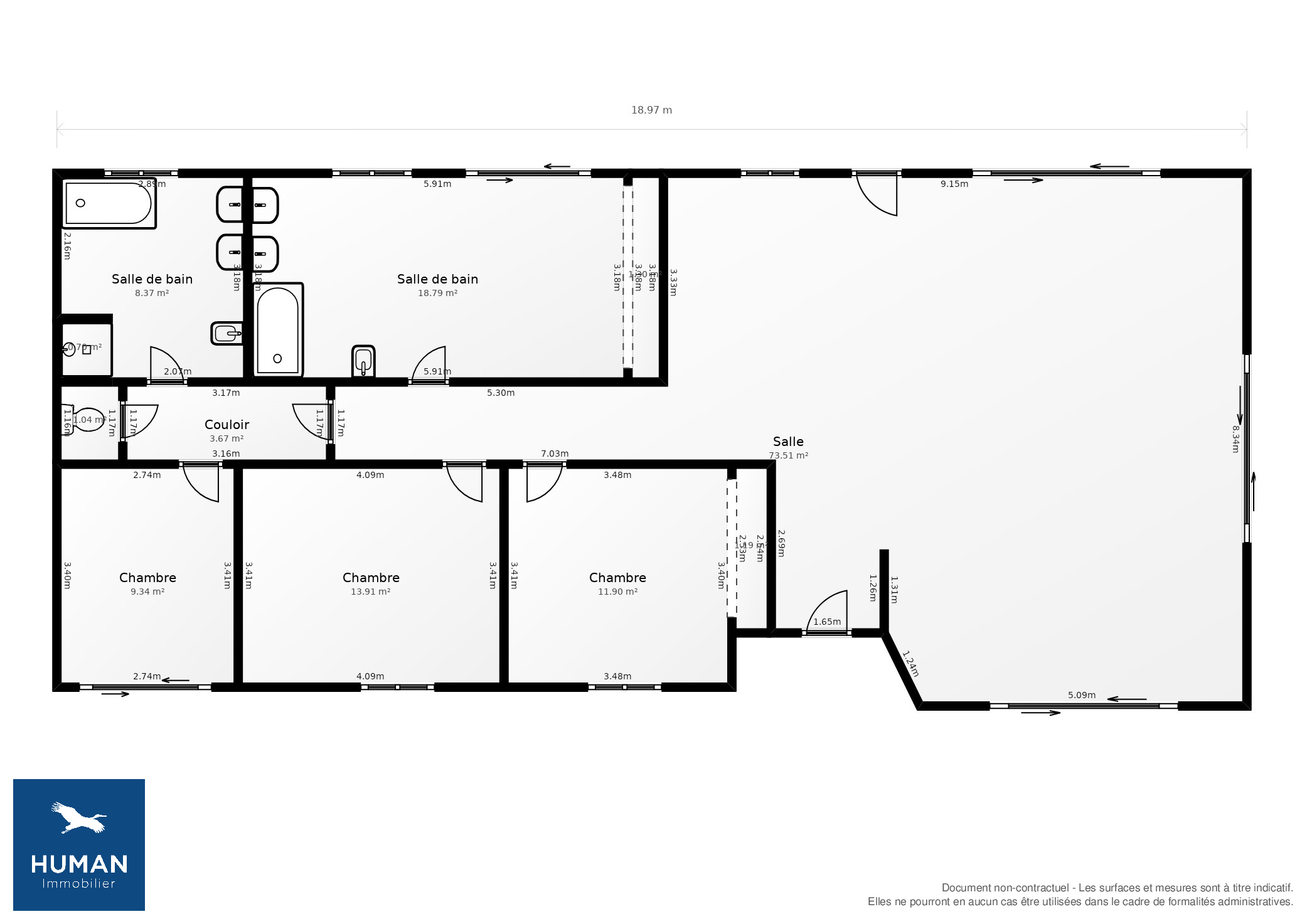 Vente Maison Sainte-Eulalie - 5 pièces - 155 m² - (33560)