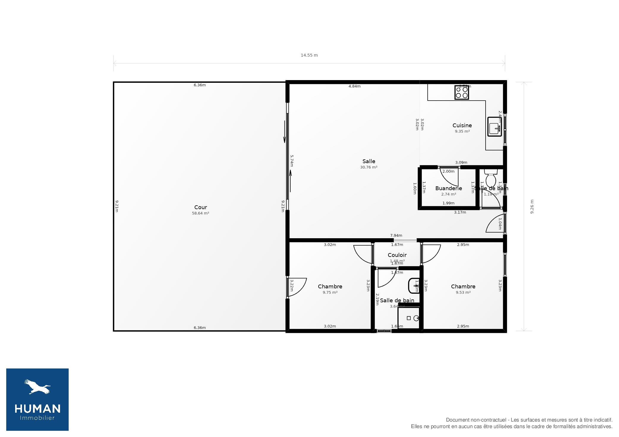 Vente Maison Saint-Seurin-de-Cursac - 3 pièces - 70 m² - (33390)