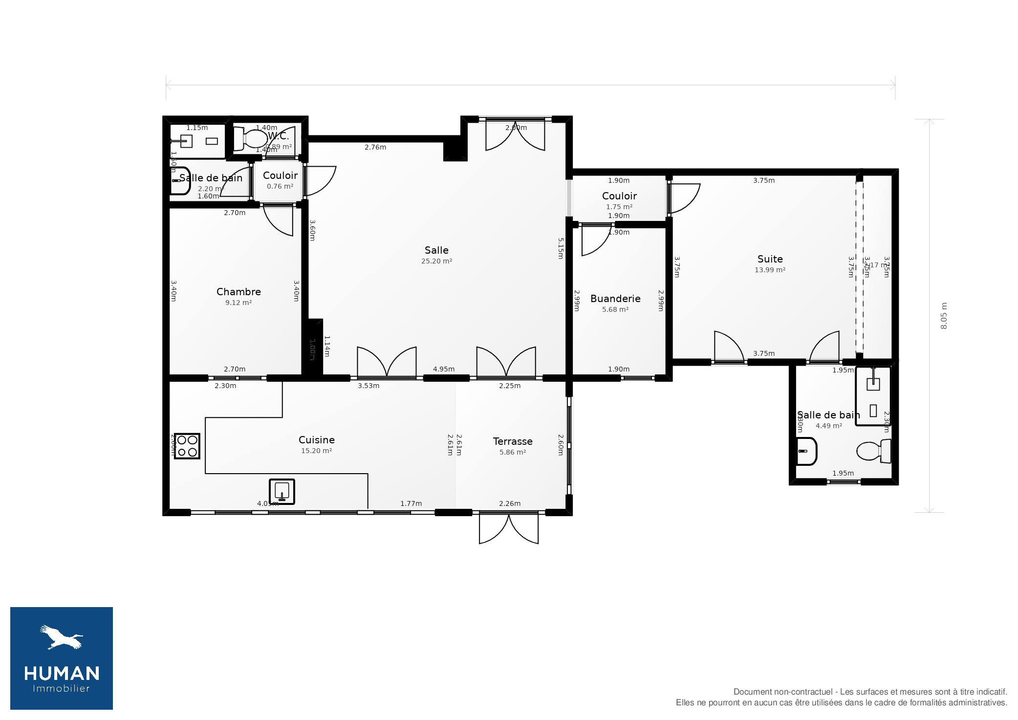Vente Appartement Bordeaux - 3 pièces - 82 m² - (33000)
