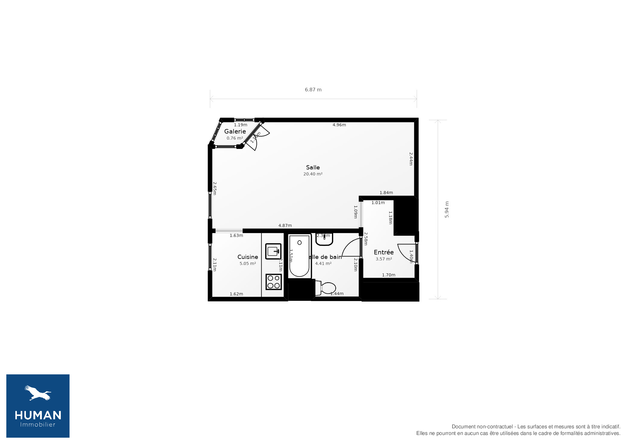 Vente Appartement Lyon - 1 pièce - 36 m² - (69003)