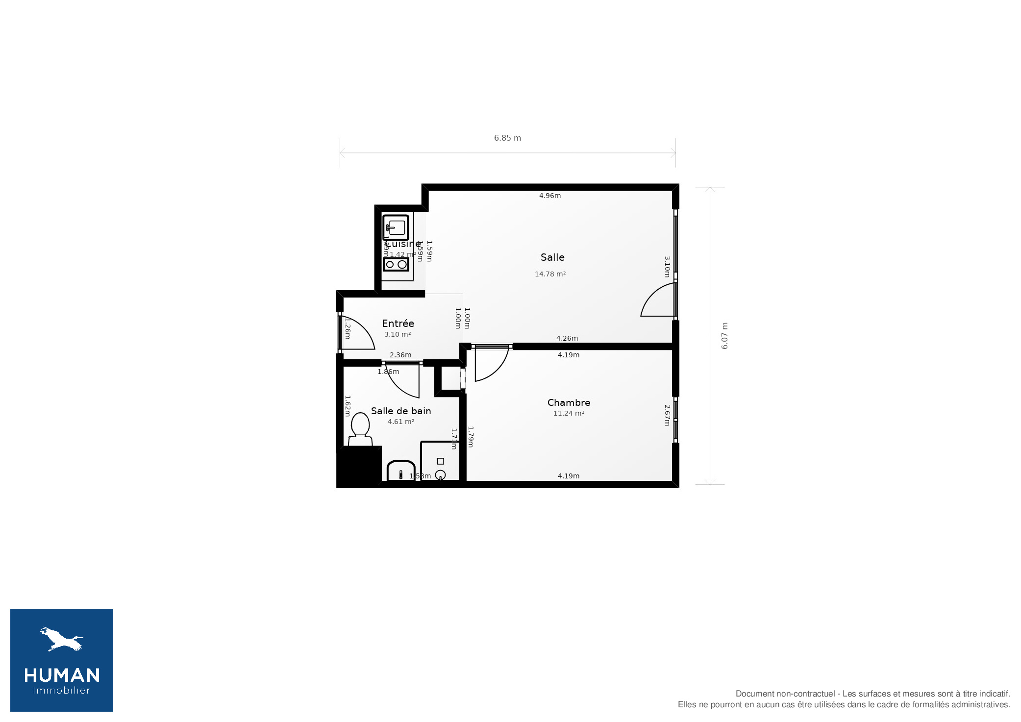 Vente Appartement Nantes - 2 pièces - 37 m² - (44100)
