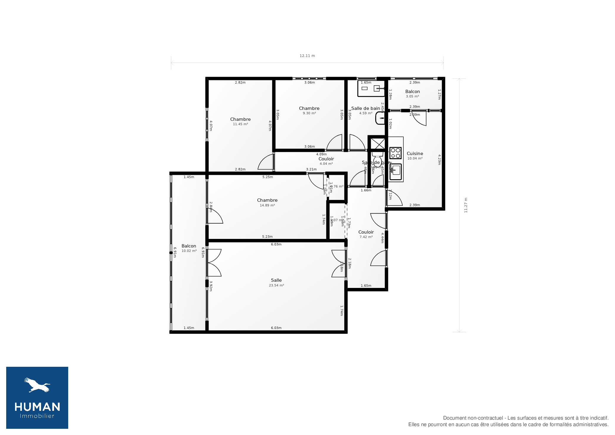 Vente Appartement Lyon - 4 pièces - 88 m² - (69005)