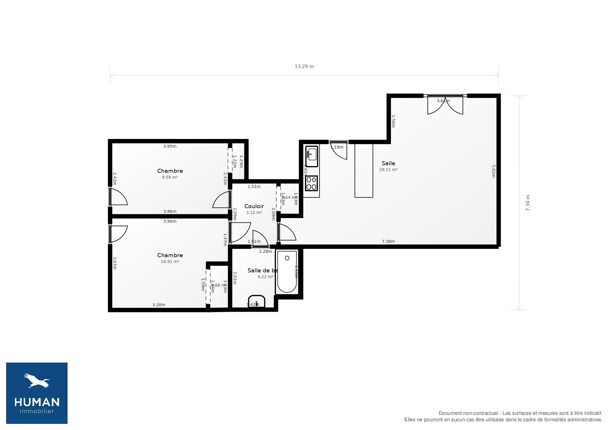Vente Appartement Mantes-la-Ville - 3 pièces - 65 m² - (78711)