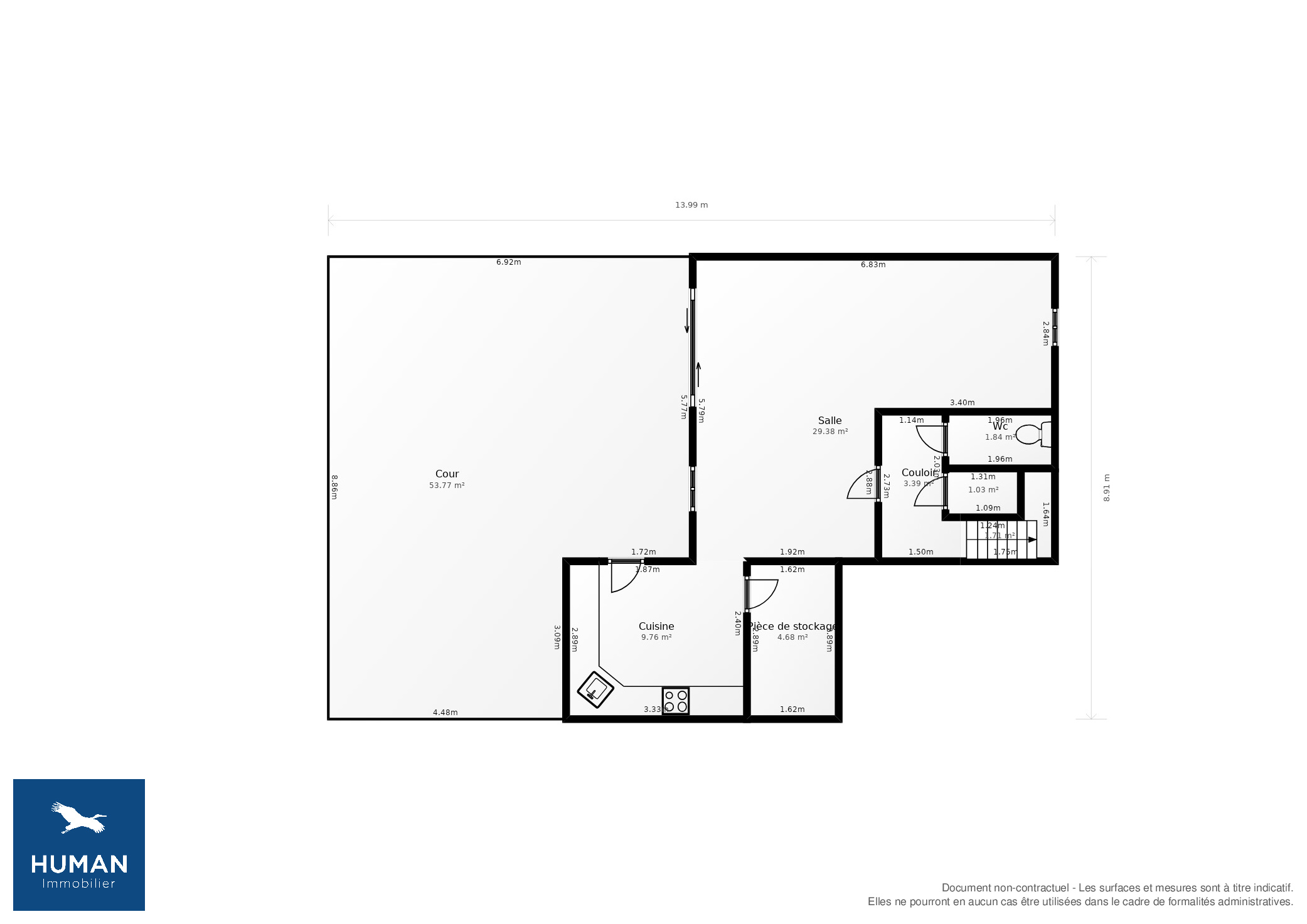 Vente Maison Saint-Rogatien - 3 pièces - 80 m² - (17220)