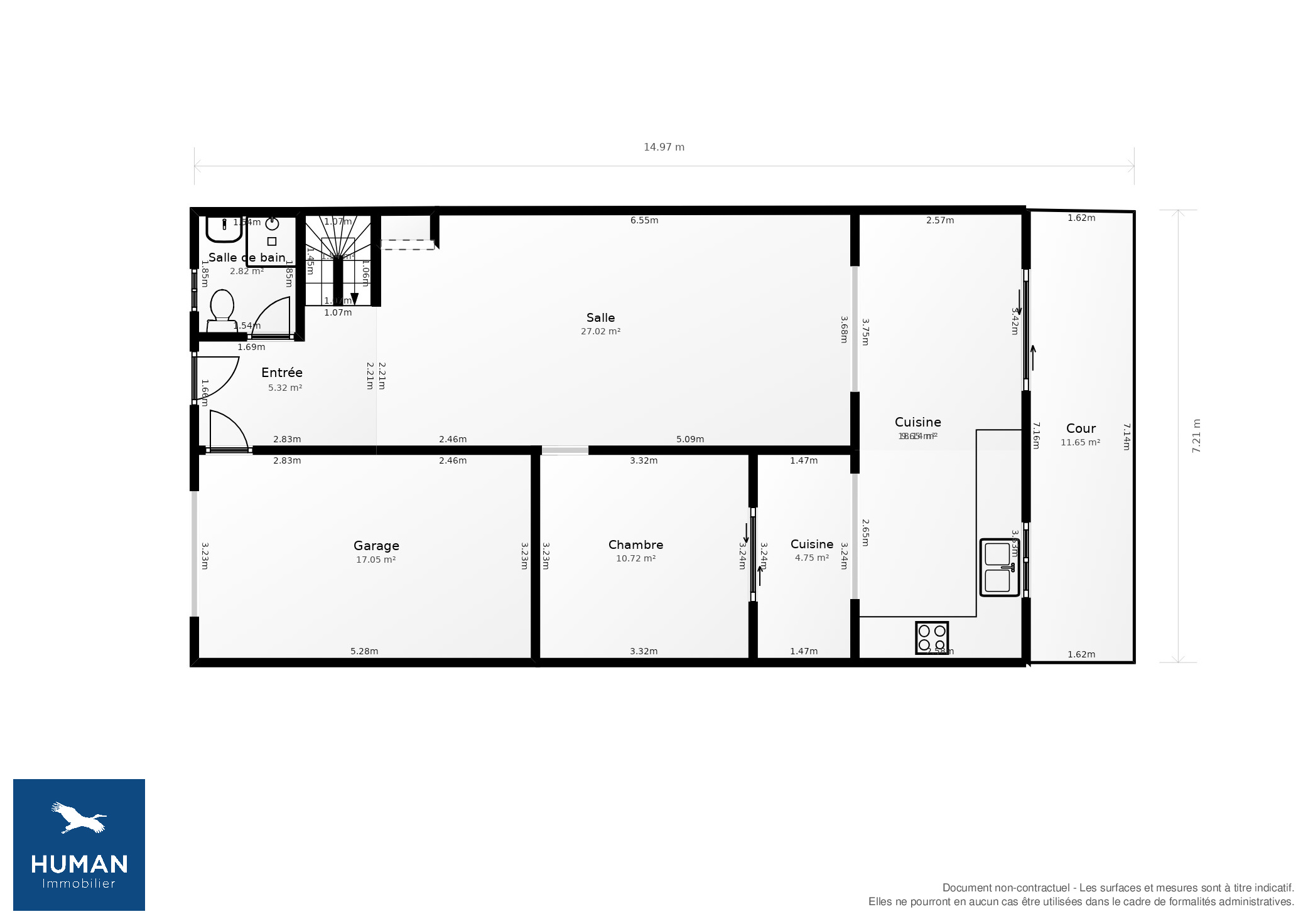 Vente Maison Déols - 5 pièces - 133 m² - (36130)