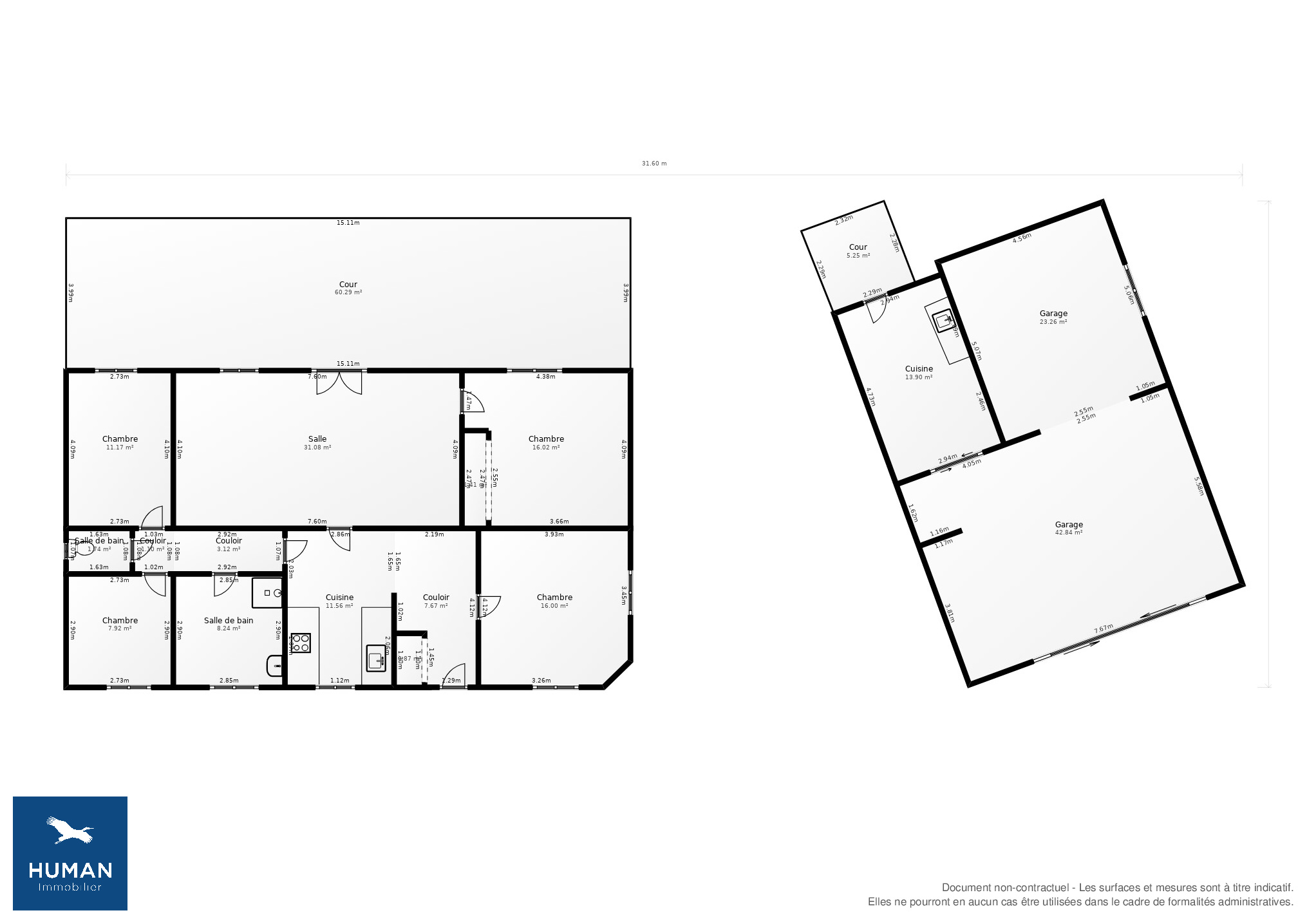 Vente Maison Saint-Gervais - 5 pièces - 107 m² - (33240)
