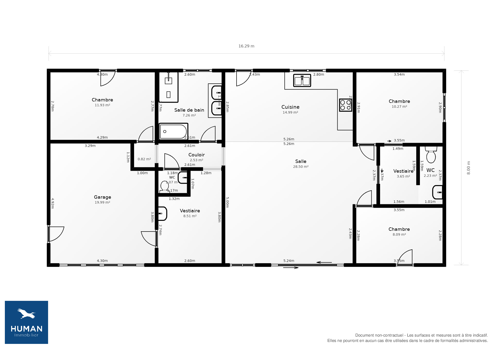 Vente Maison Le Gué-d'Alleré - 5 pièces - 114 m² - (17540)