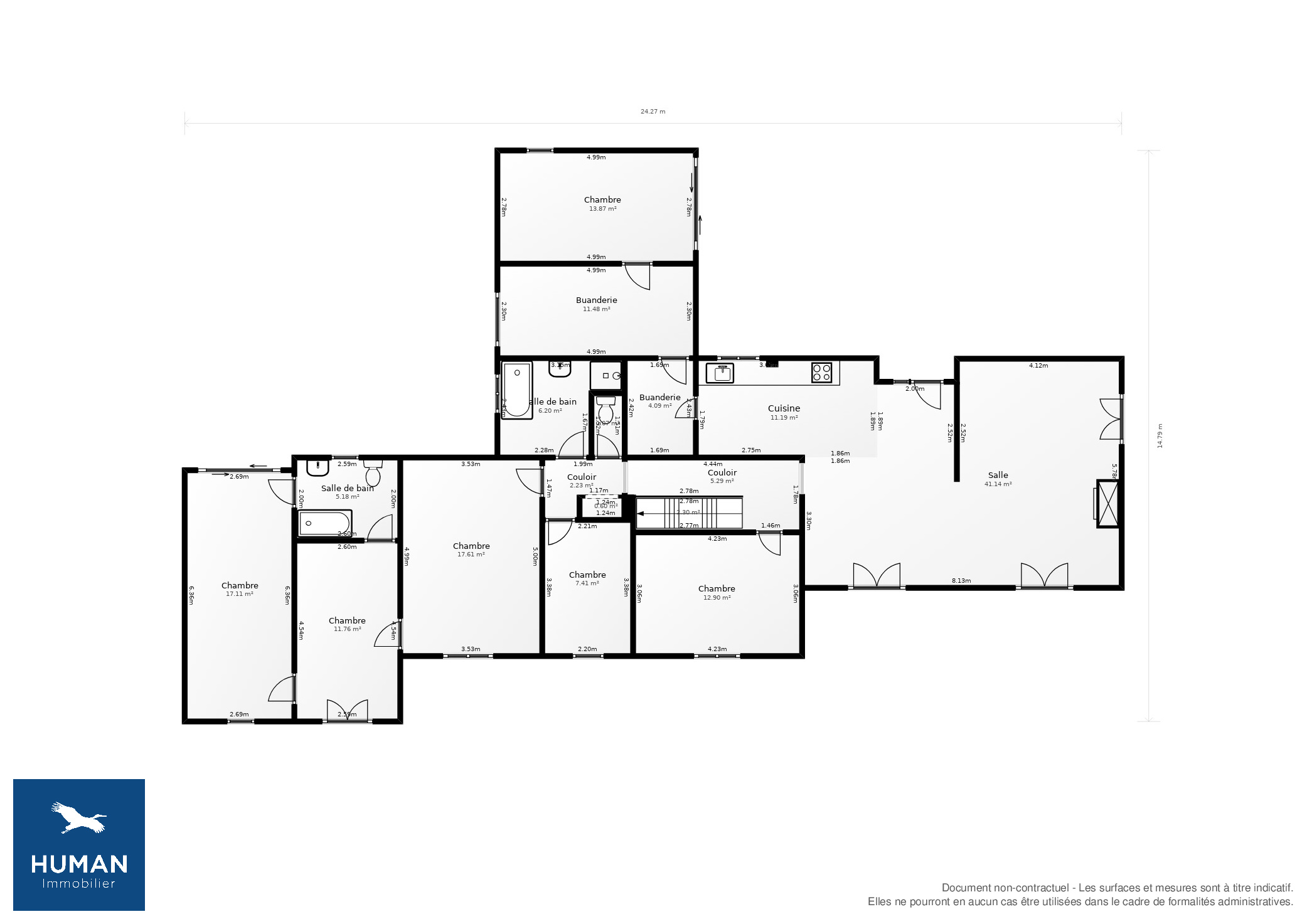 Vente Maison Saint-Hilaire-de-Villefranche - 10 pièces - 168 m² - (17770)