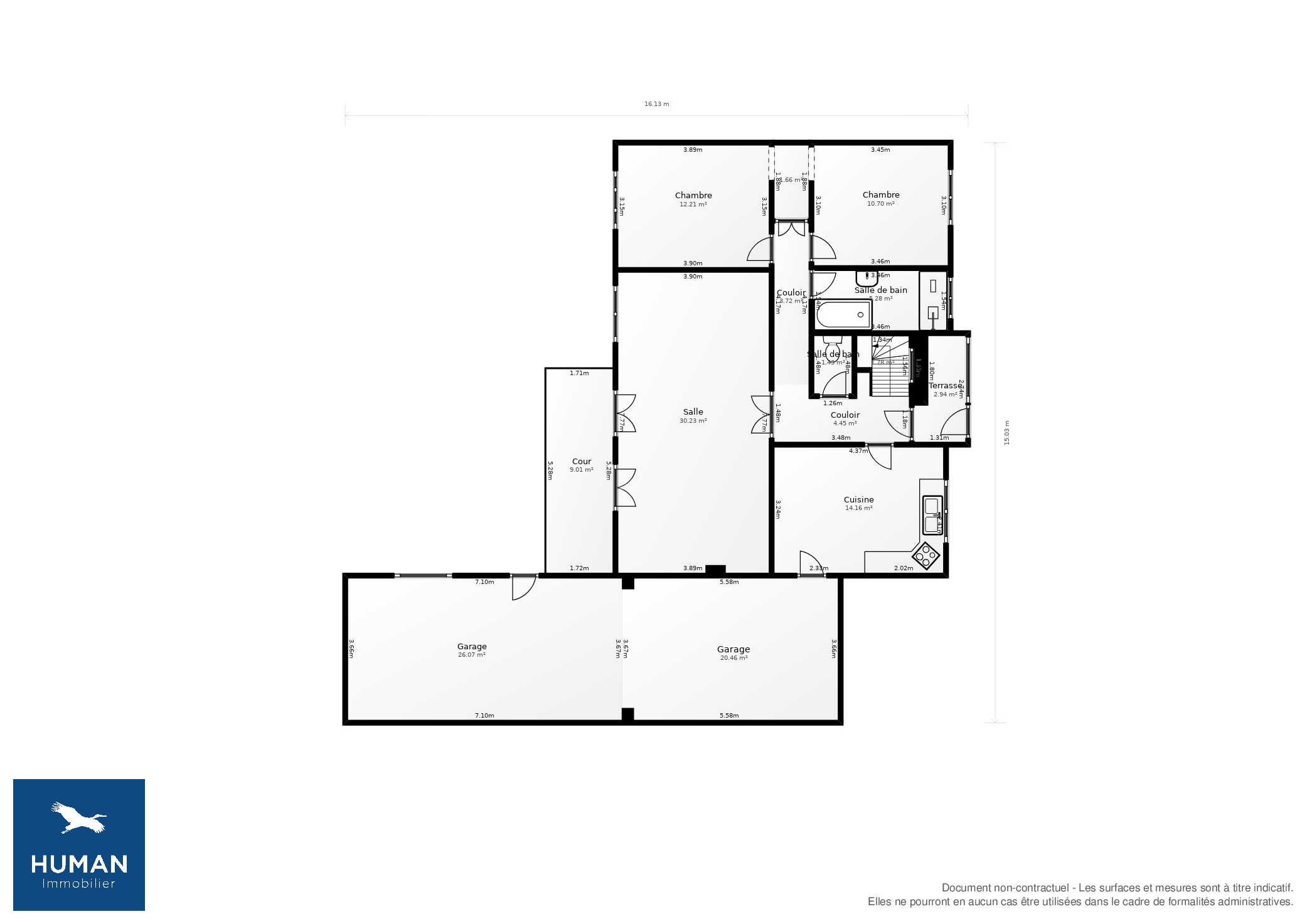 Vente Maison Plouvien - 6 pièces - 115 m² - (29860)