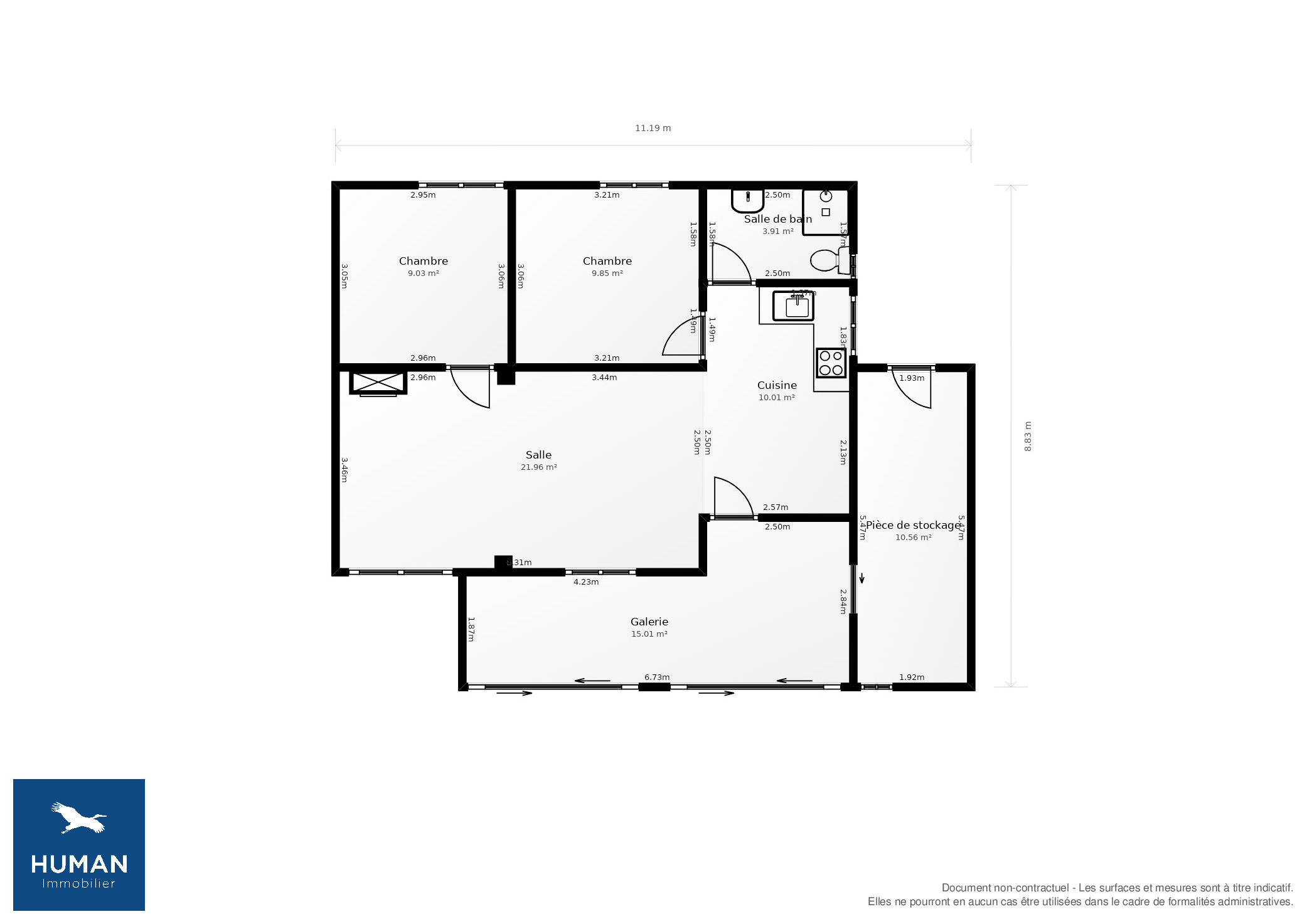 Vente Maison Andernos-les-Bains - 4 pièces - 63 m² - (33510)