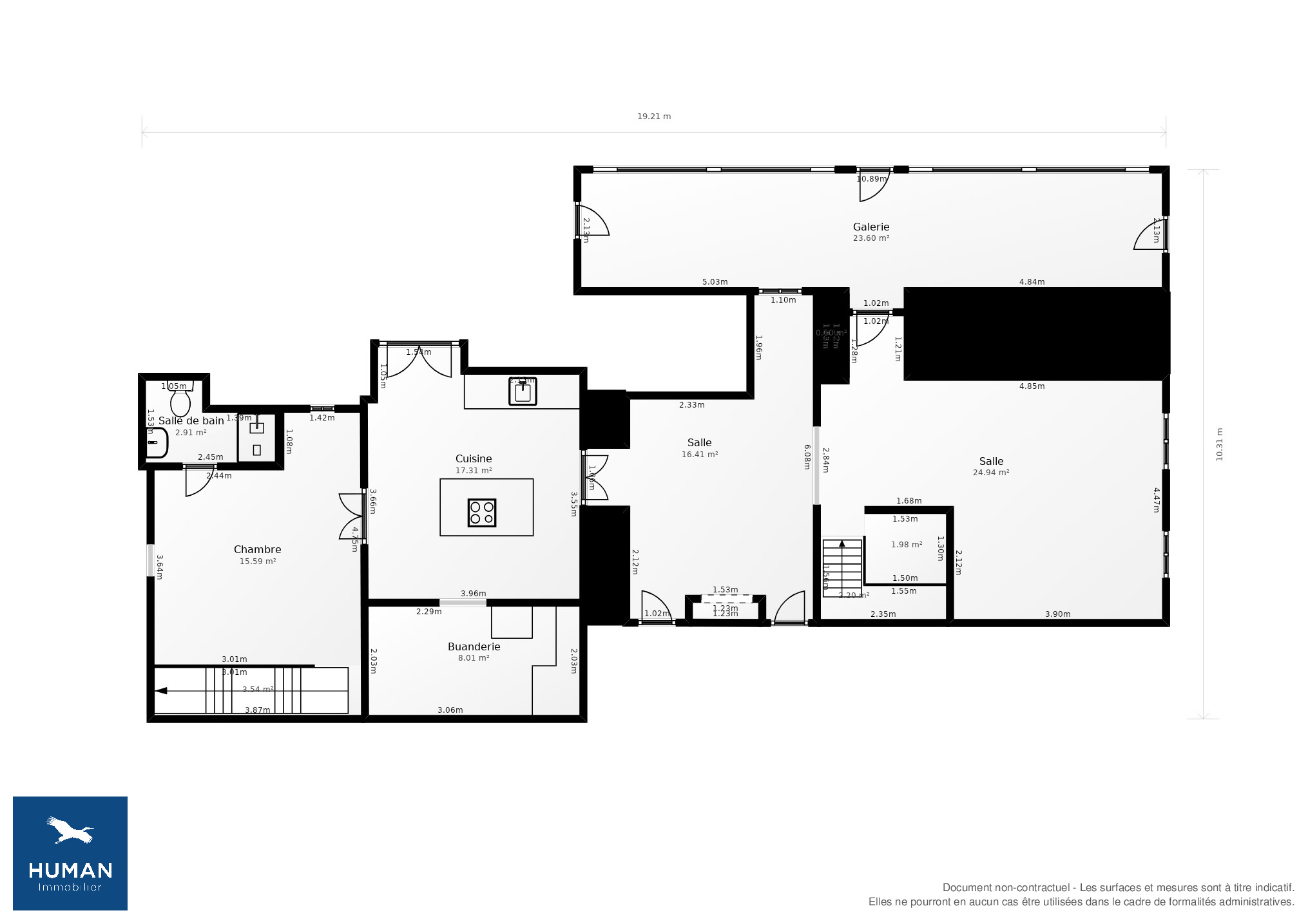 Vente Maison Sainte-Bazeille - 9 pièces - 213 m² - (47180)