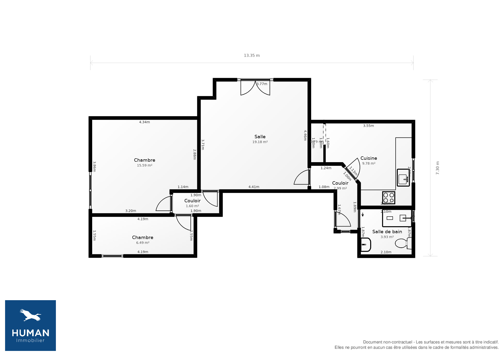 Vente Appartement Biarritz - 2 pièces - 50 m² - (64200)