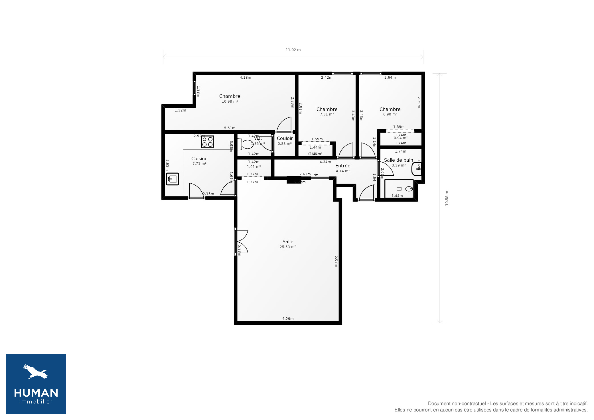 Vente Appartement Montpellier - 4 pièces - 77,9 m² - (34070)