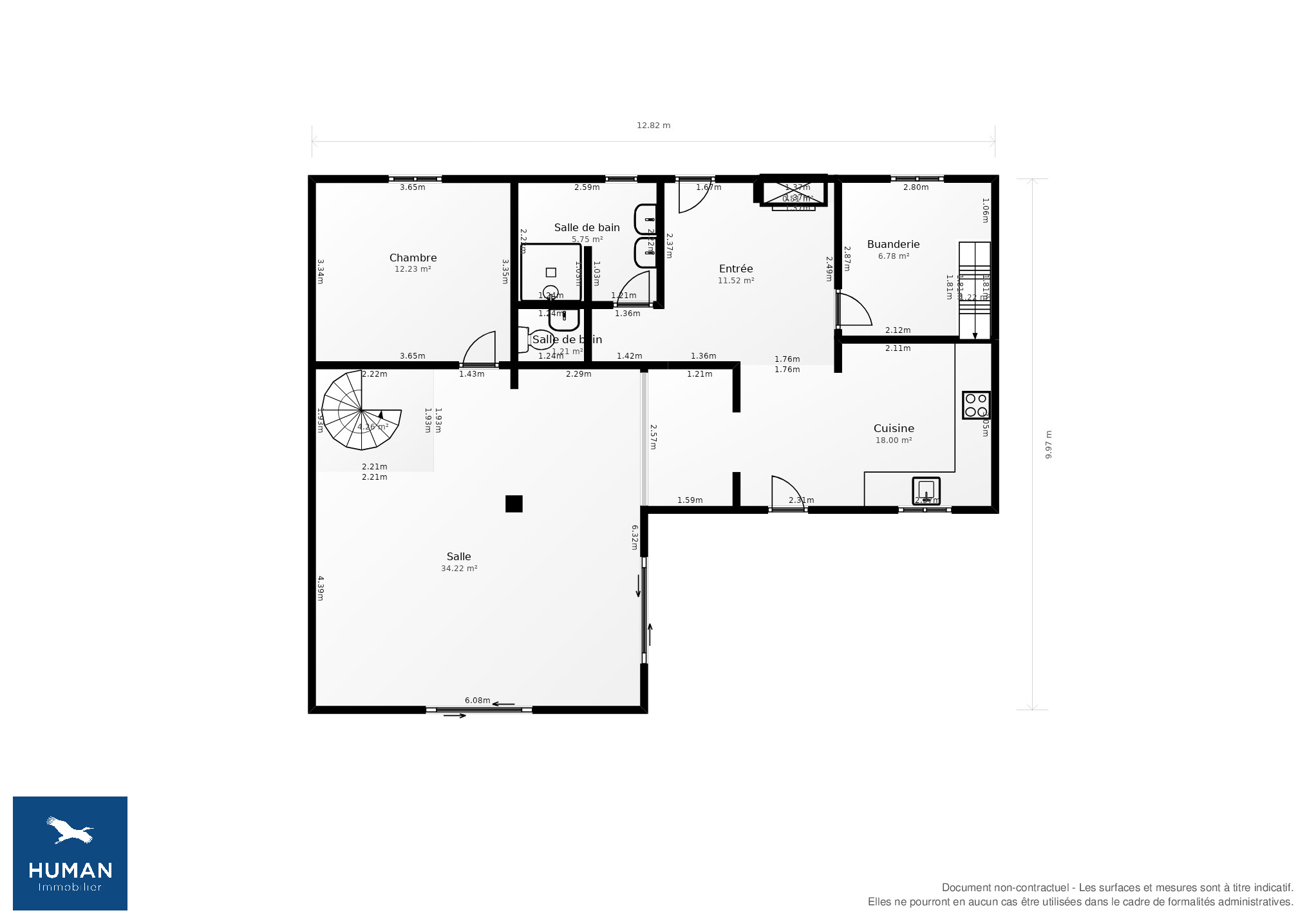 Vente Maison Saint-André-et-Appelles - 4 pièces - 110 m² - (33220)