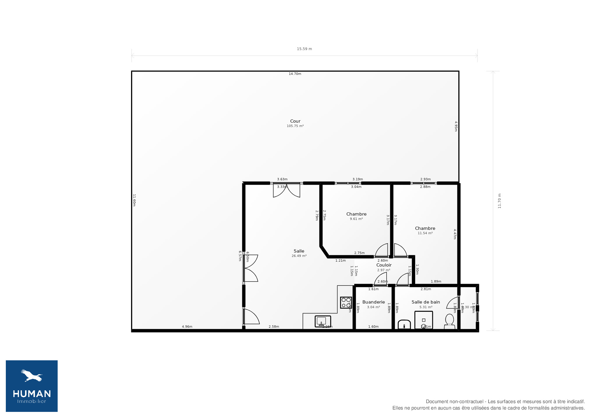 Vente Appartement Frontignan - 3 pièces - 63 m² - (34110)