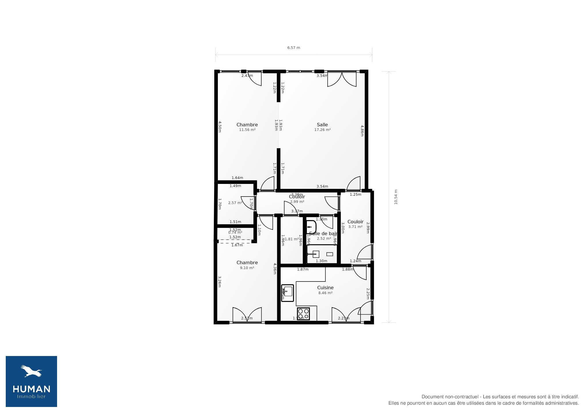 Vente Appartement La Rochelle - 3 pièces - 65 m² - (17000)