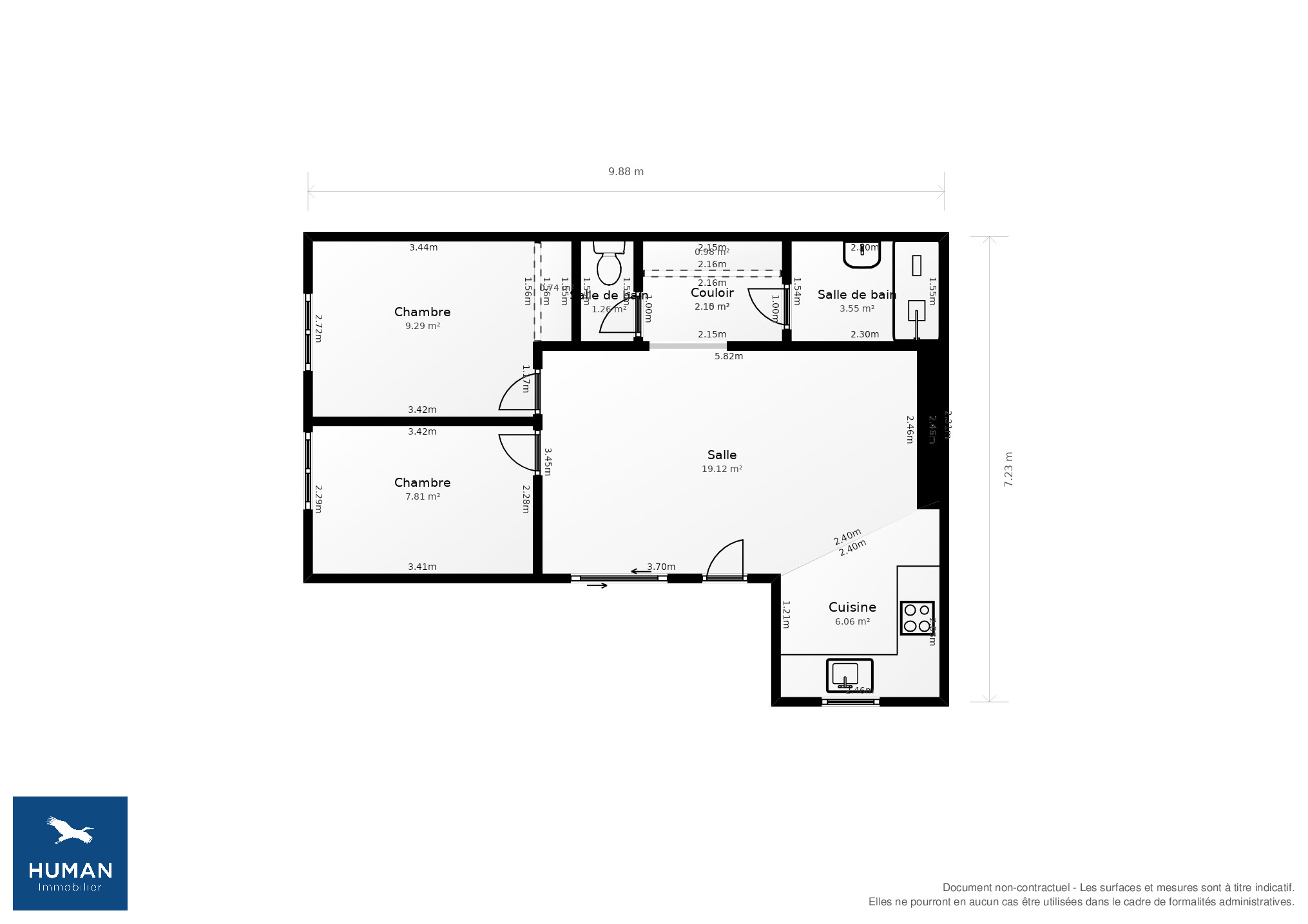 Vente Maison Eaunes - 3 pièces - 60 m² - (31600)