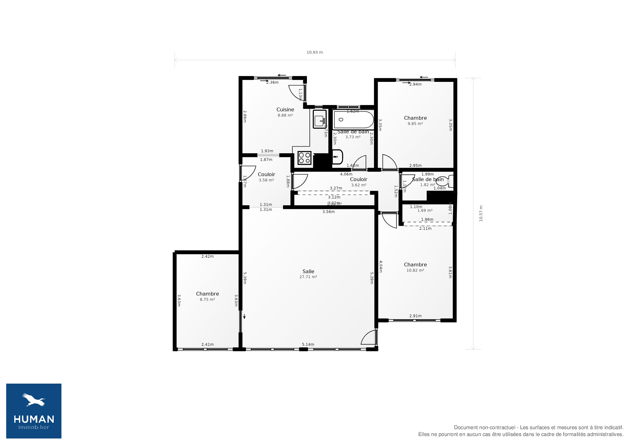 Vente Appartement Montpellier - 4 pièces - 90 m² - (34000)