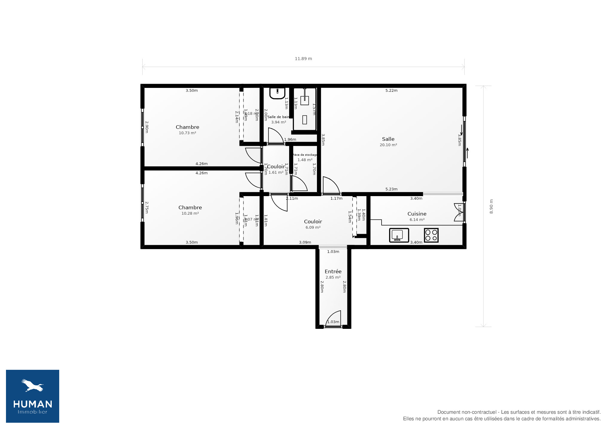 Vente Appartement Arcachon - 3 pièces - 74 m² - (33120)