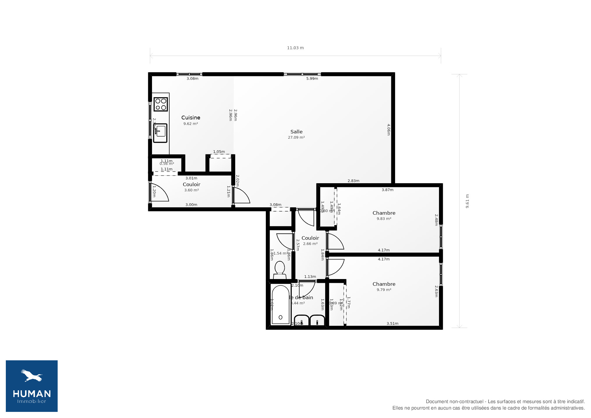 Vente Maison Preignan - 3 pièces - 71 m² - (32810)