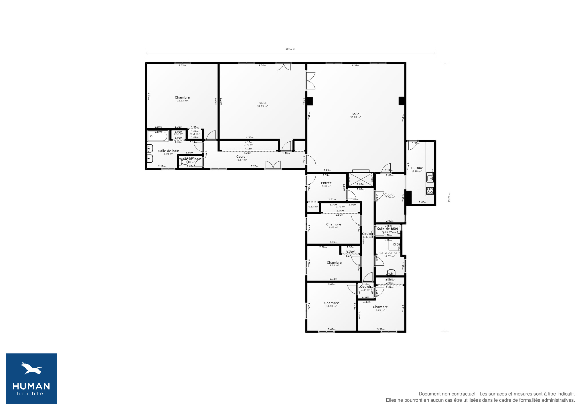 Vente Maison Nérigean - 6 pièces - 203 m² - (33750)