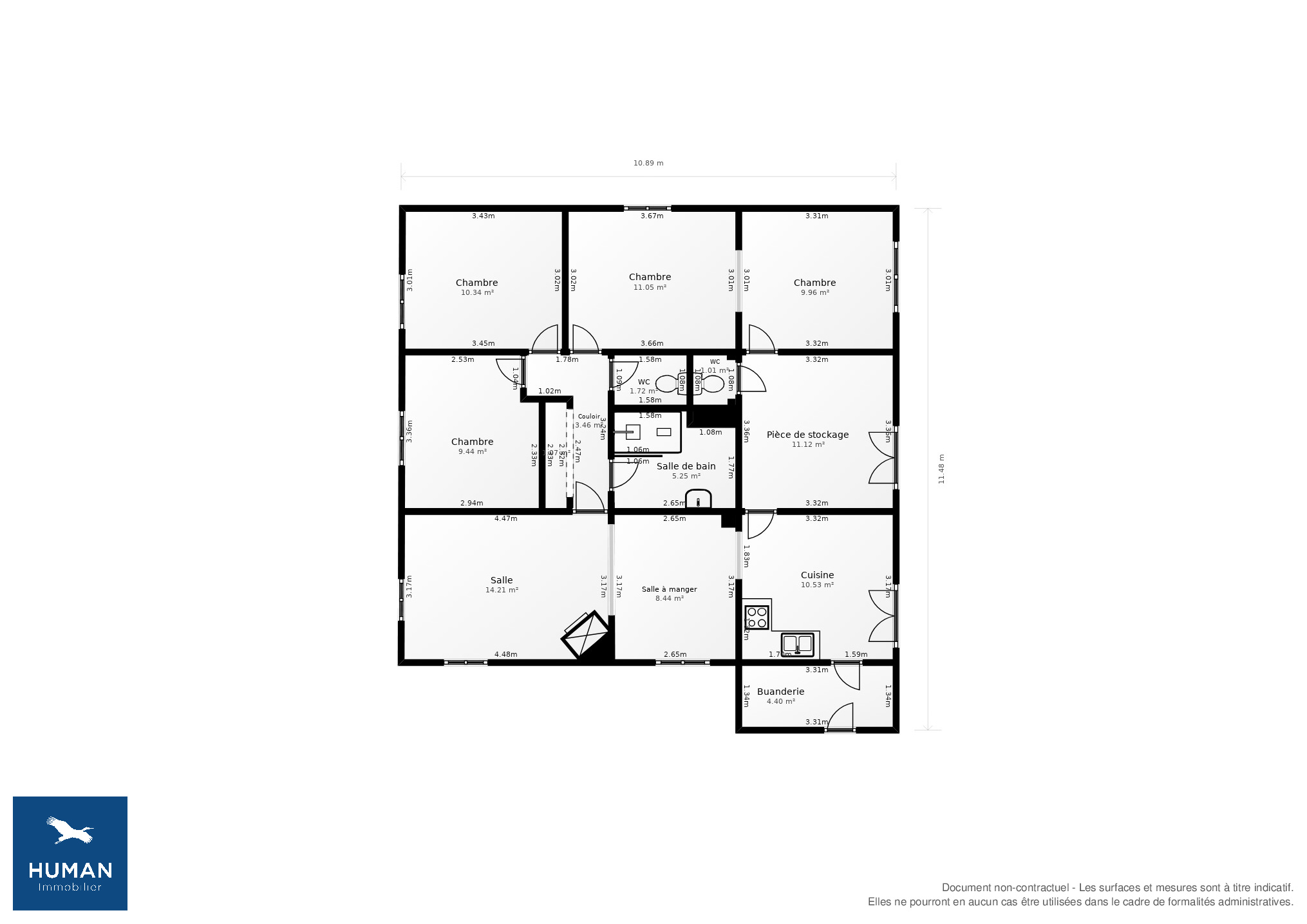 Vente Maison Villeneuve-sur-Lot - 5 pièces - 102 m² - (47300)