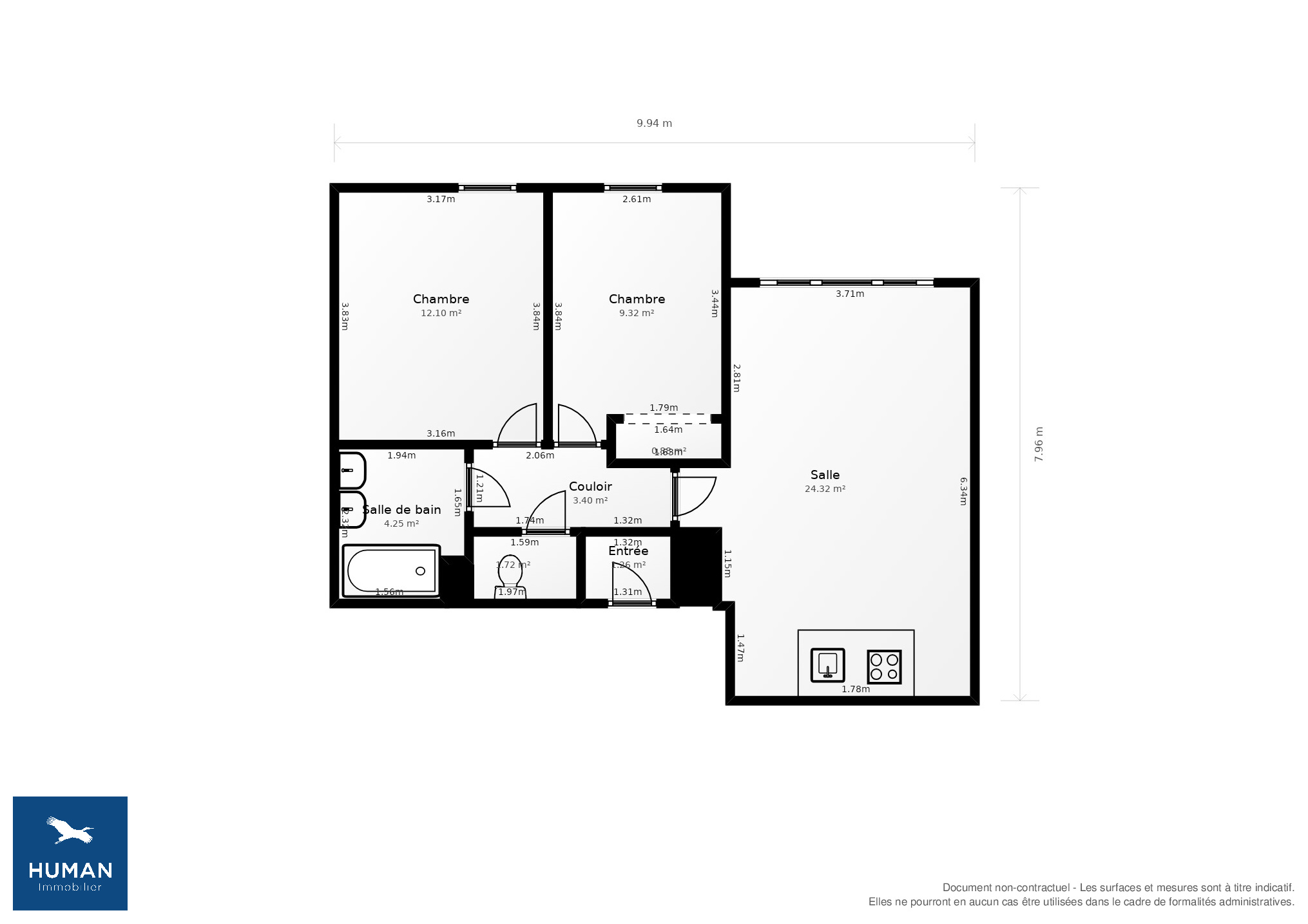 Vente Appartement Le Taillan-Médoc - 3 pièces - 63 m² - (33320)
