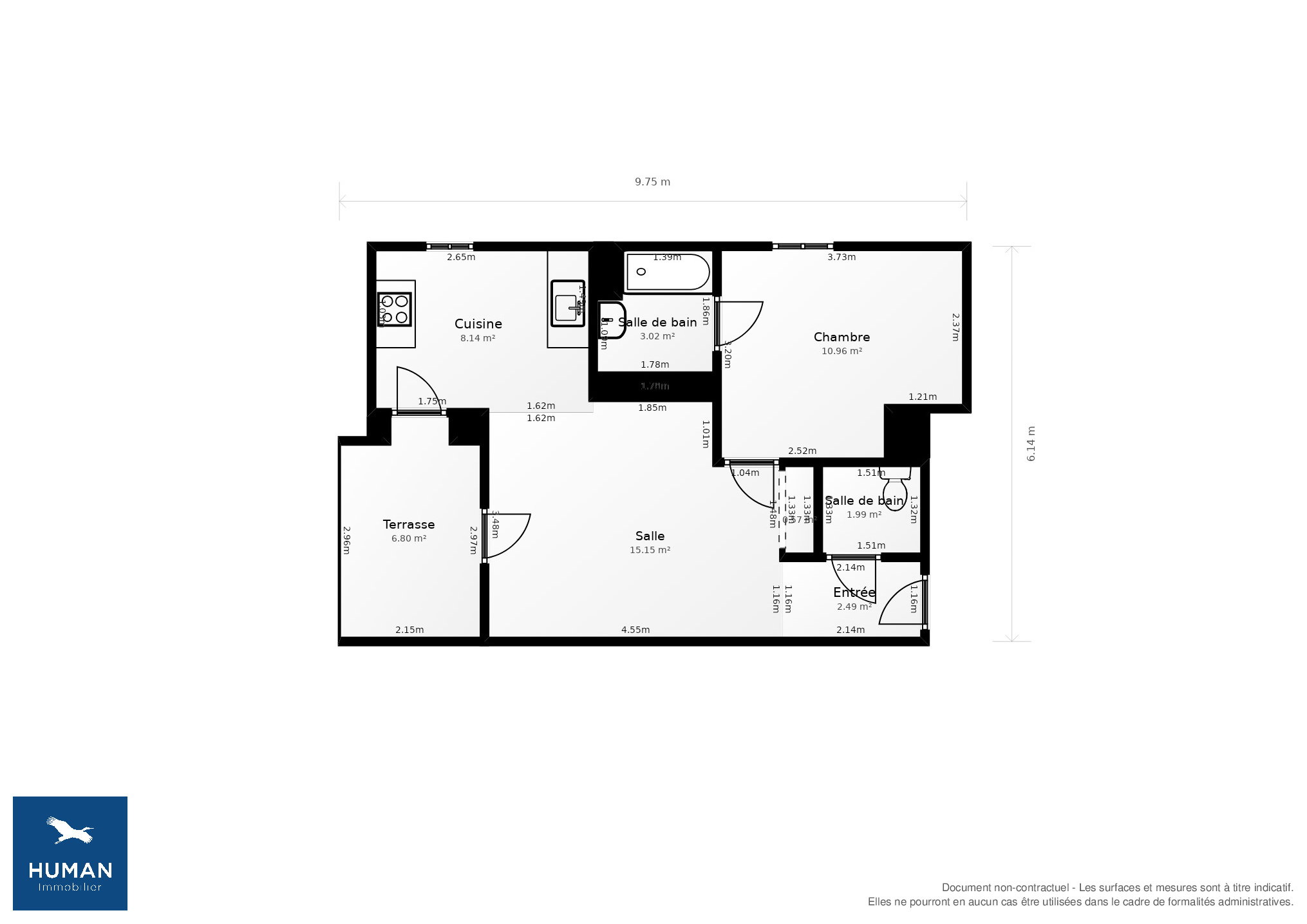 Vente Appartement Sathonay-Camp - 2 pièces - 50 m² - (69580)