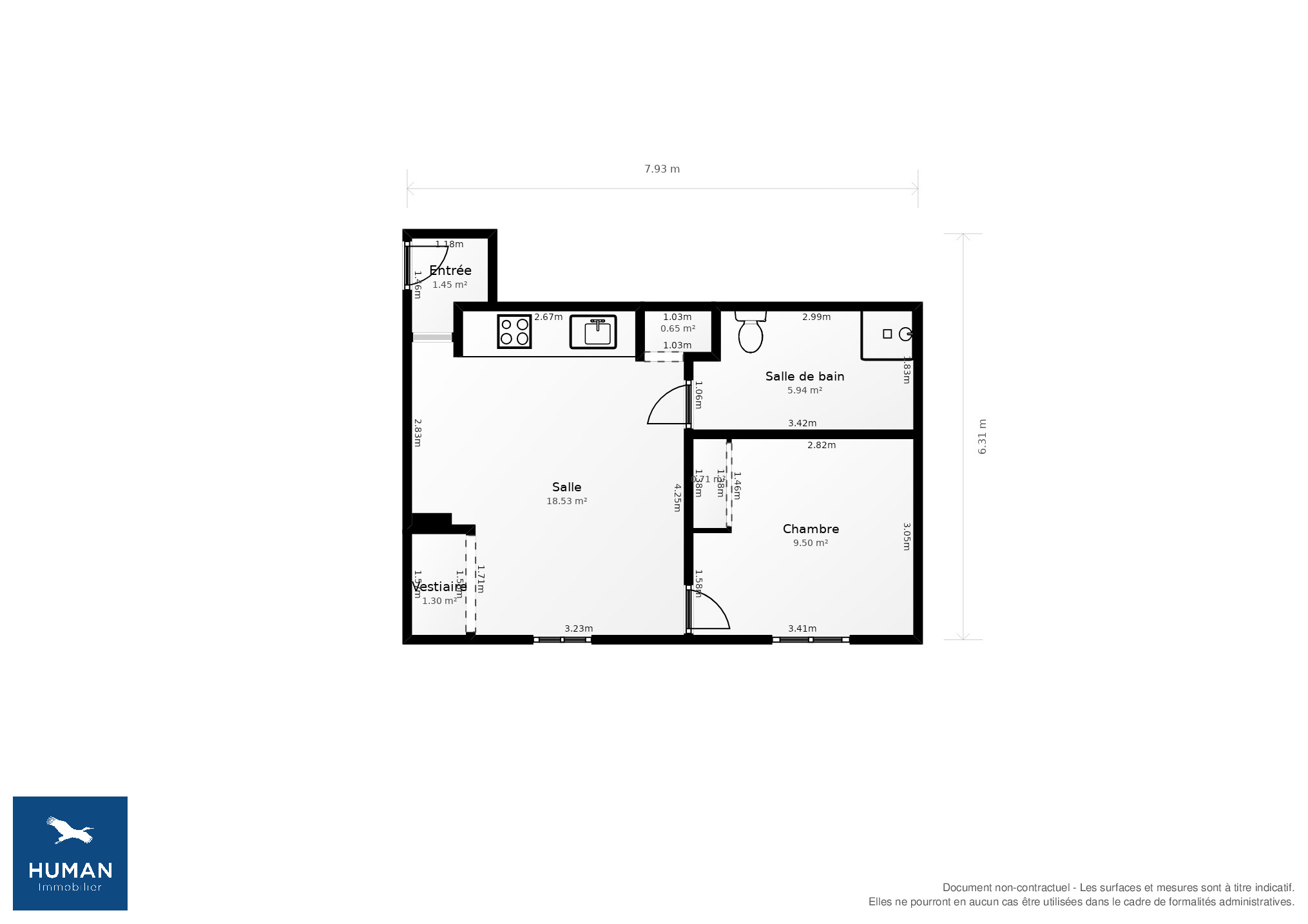 Vente Appartement Castelnau-le-Lez - 2 pièces - 39,1 m² - (34170)