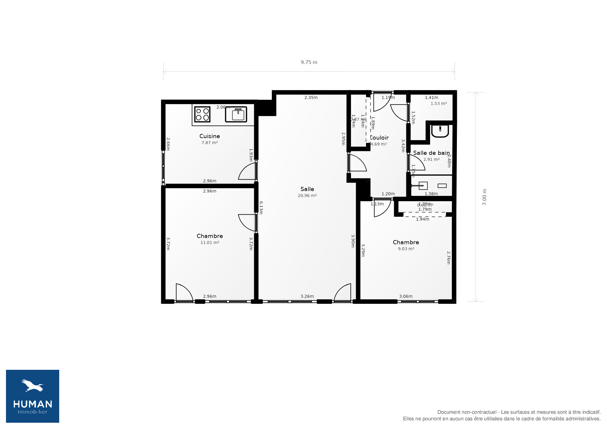 Vente Appartement Ramonville-Saint-Agne - 3 pièces - 63 m² - (31520)
