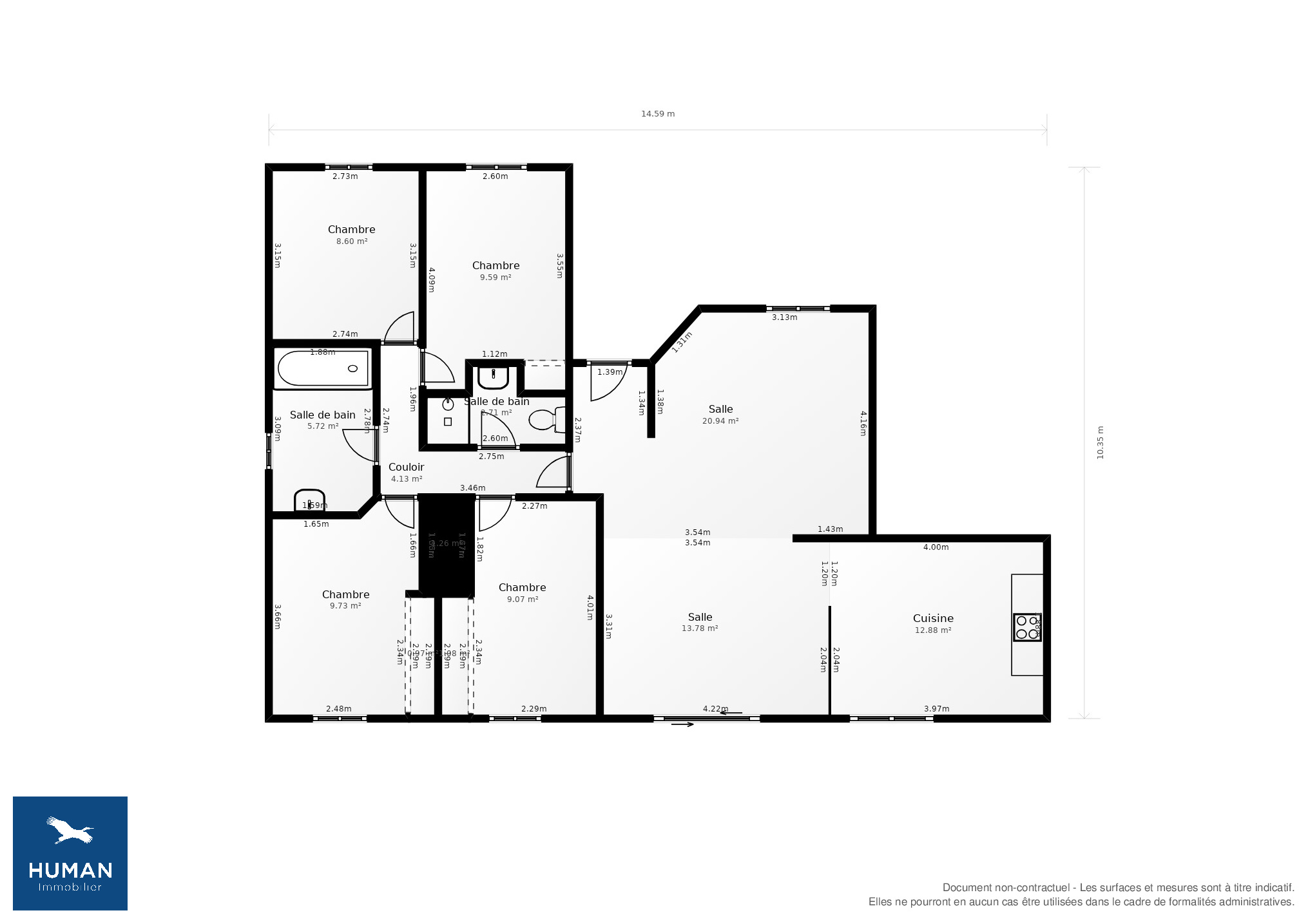 Vente Maison Chaniers - 6 pièces - 107 m² - (17610)