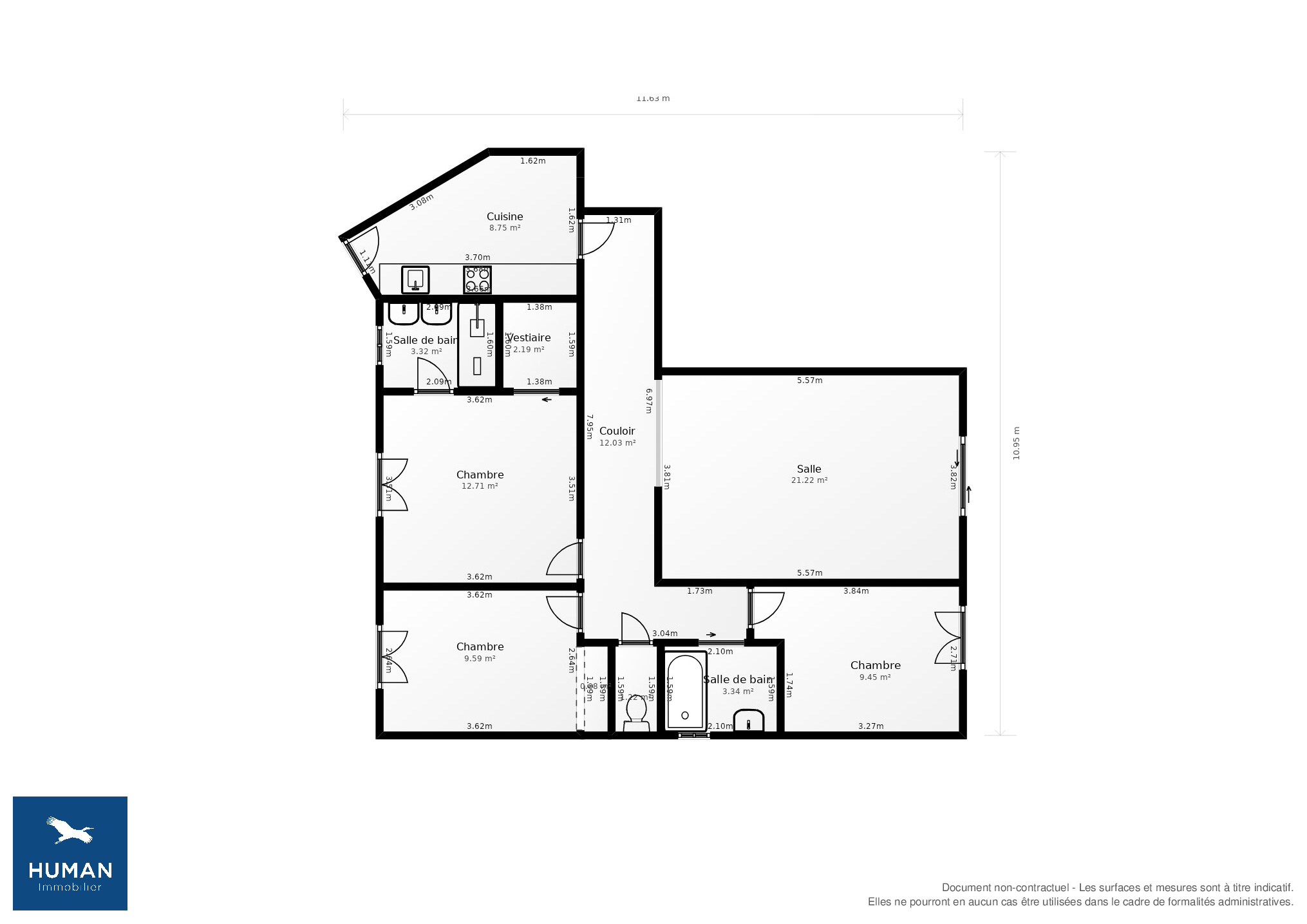 Vente Appartement Montpellier - 4 pièces - 97 m² - (34070)