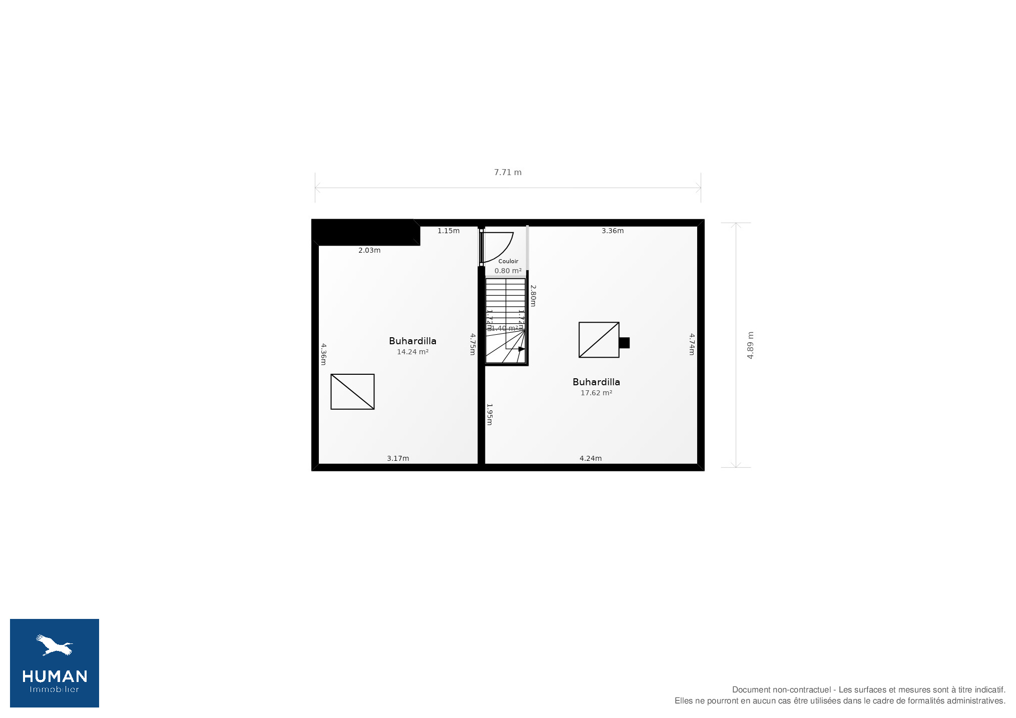 Vente Appartement Bordeaux - 3 pièces - 59,1 m² - (33000)