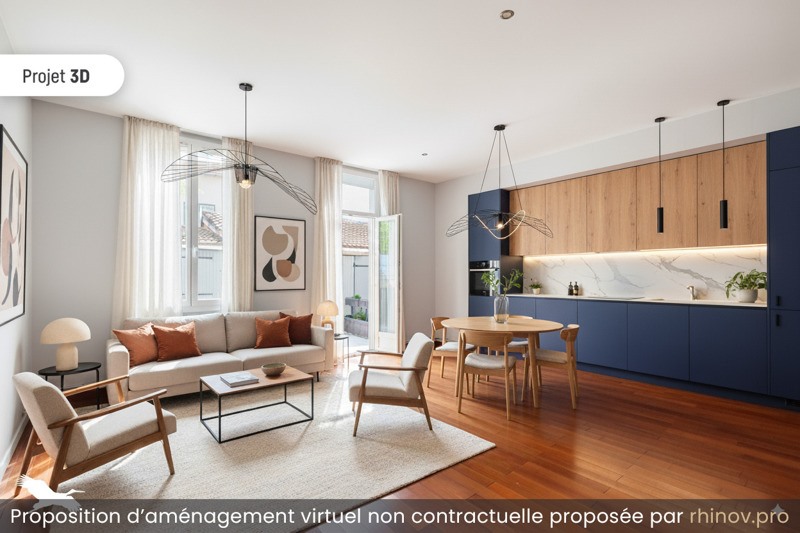 Vente Appartement VILLEURBANNE - 2 pièces -49 m² - (69100)