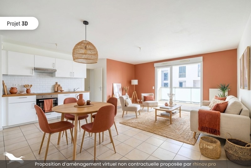 Vente Appartement VILLEURBANNE - 3 pièces -66 m² - (69100)